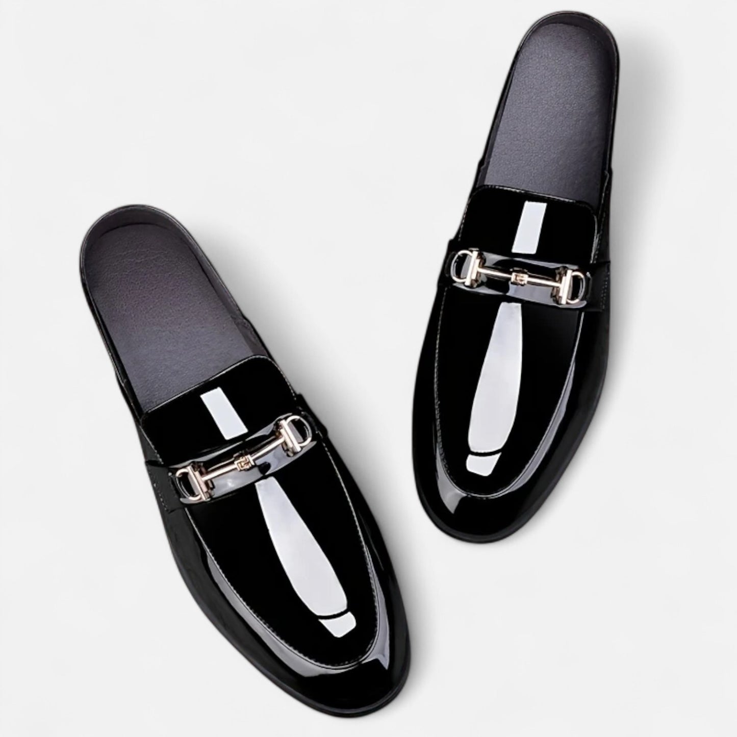Dorevelle | Men’s Dress Loafers – Buckled Round Toe Classic