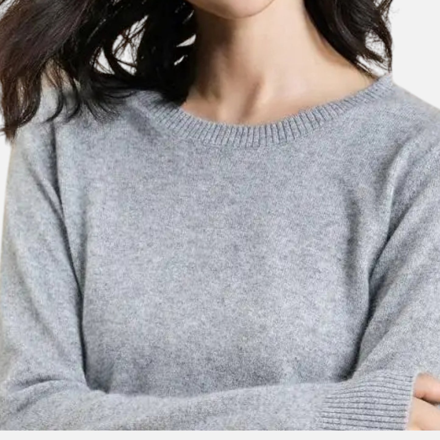 Dorevelle | Women’s Merino Wool Sweater – Timeless O-Neck Elegance