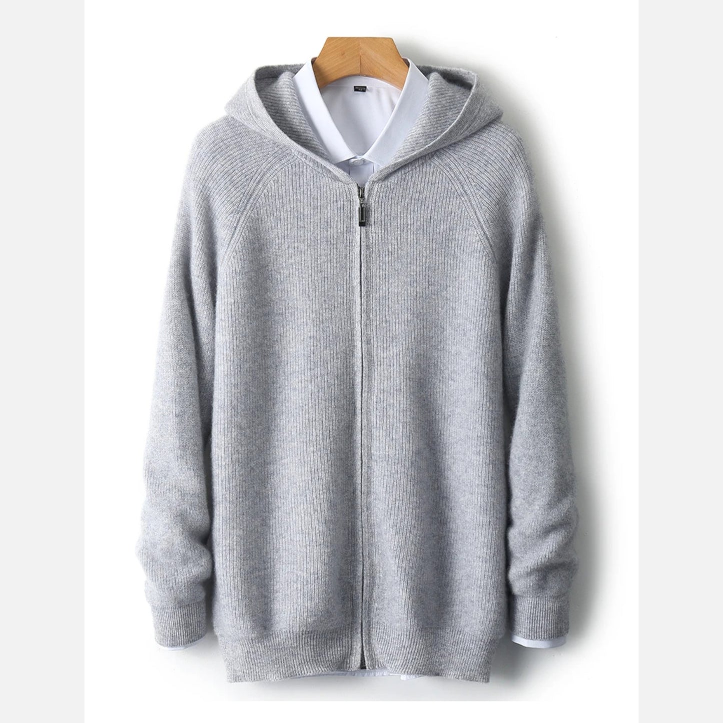 Dorevelle | Men’s Zipped Hoodie – Heritage Merino Knitwear