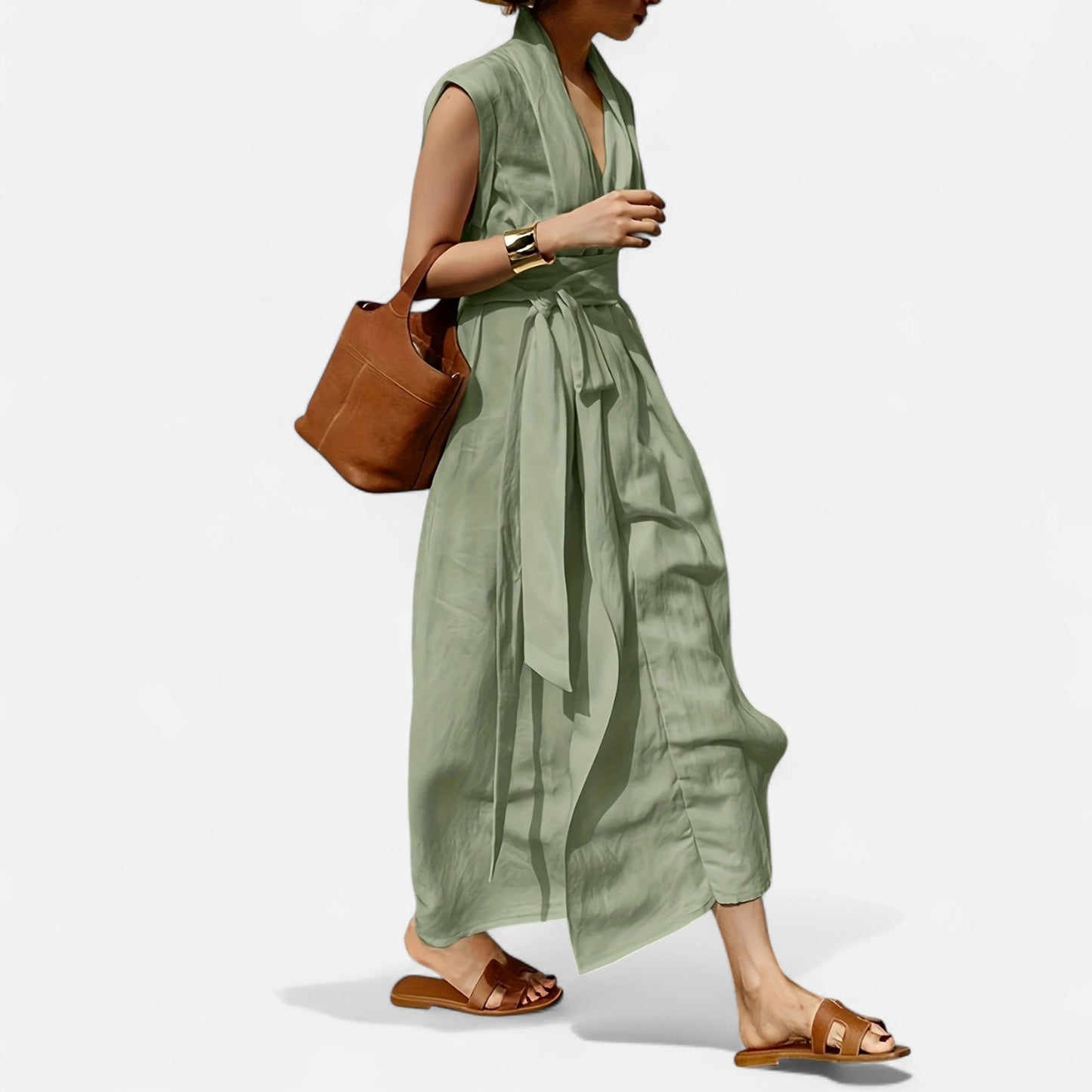 Dorevelle | Women’s Sleeveless Dress – Heritage Linen Style