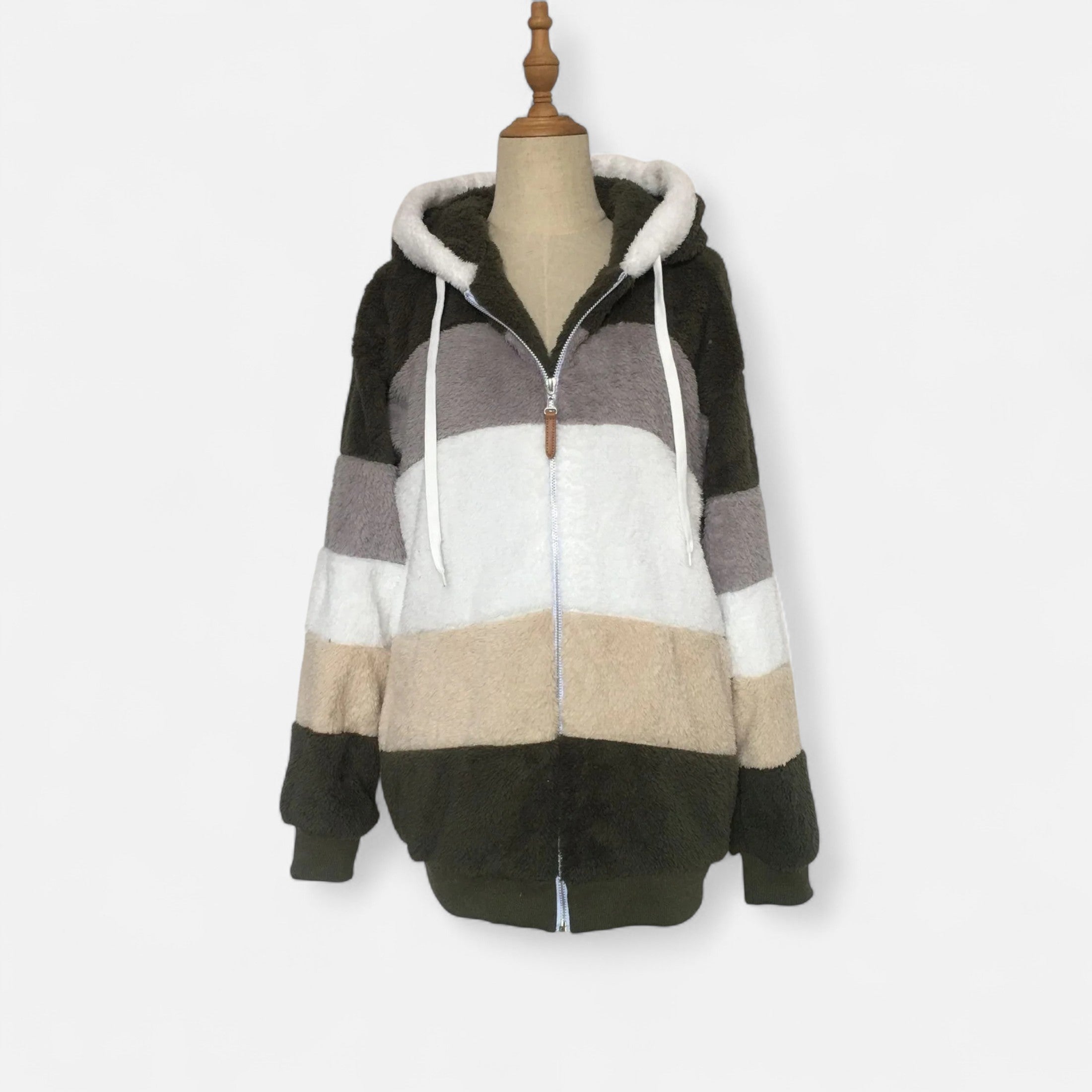 Dorevelle | Women’s Oversized Jacket – Hooded Autumn Winter Elegance