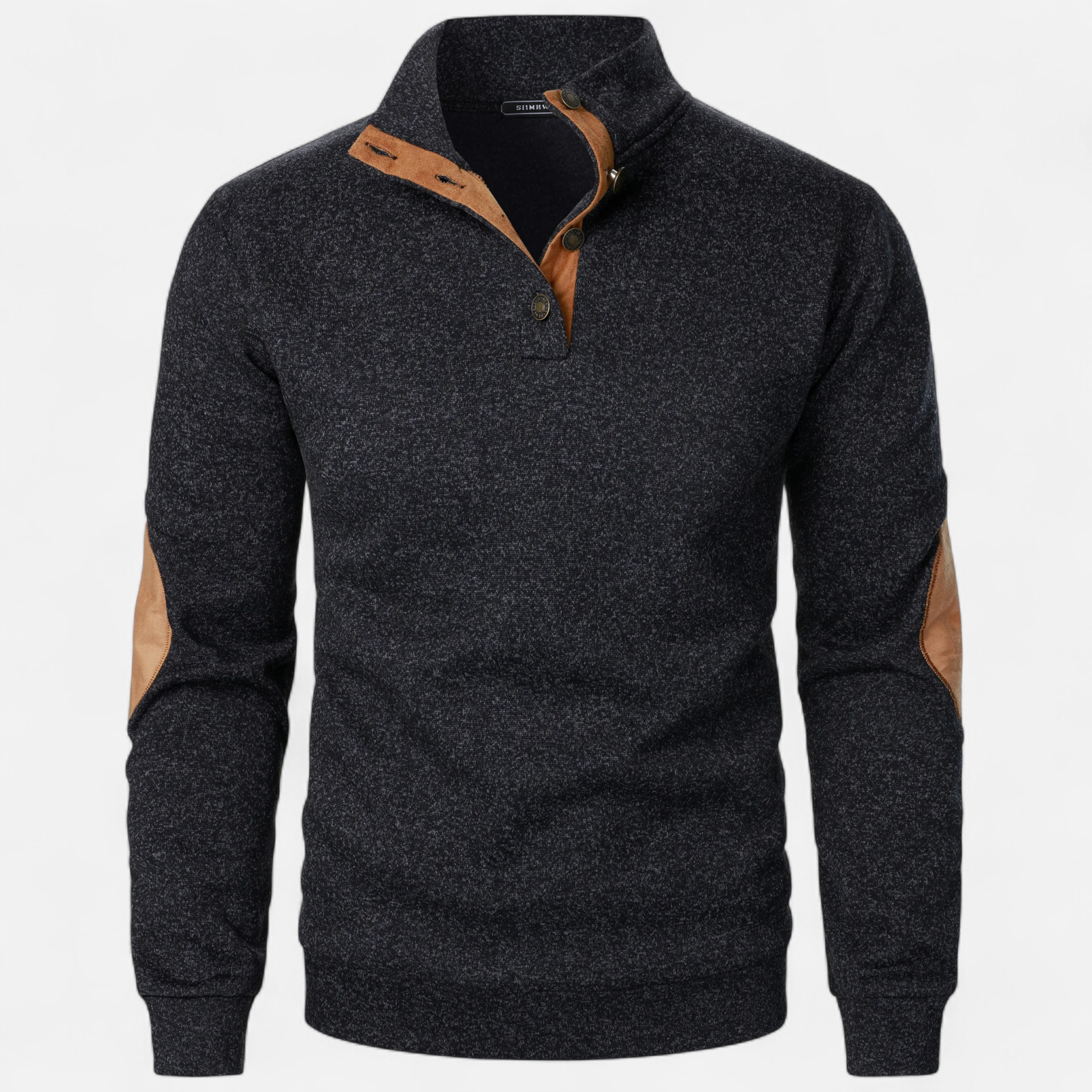 Dorevelle | Men’s Knitted Sweater – Stand Collar Heritage Style