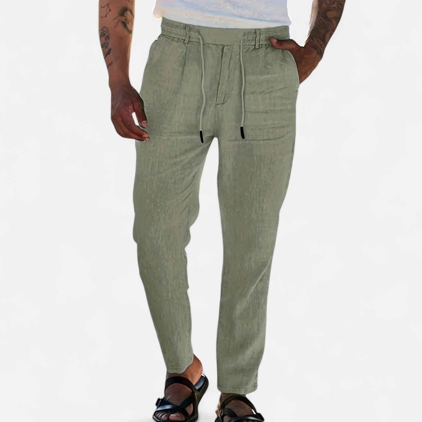 Dorevelle | Men’s Linen Trousers – Heritage Lightweight Fit