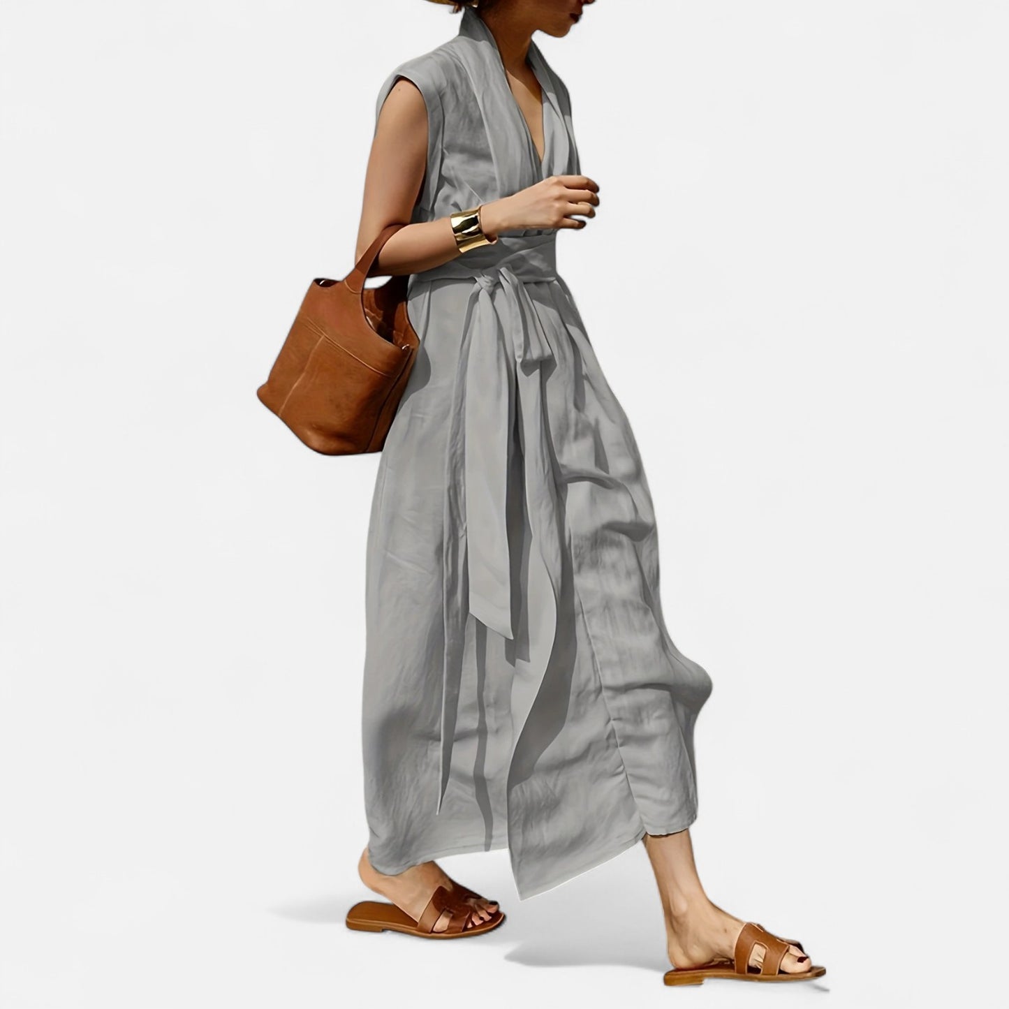 Dorevelle | Women’s Sleeveless Dress – Heritage Linen Style