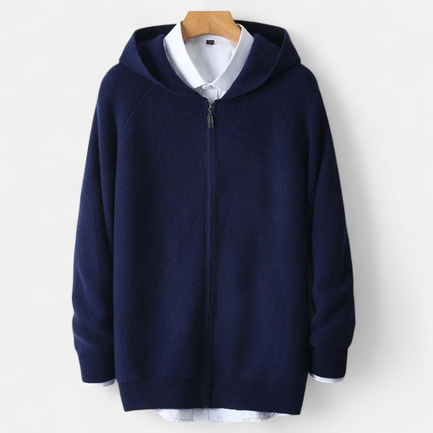 Dorevelle | Men’s Zipped Hoodie – Heritage Merino Knitwear