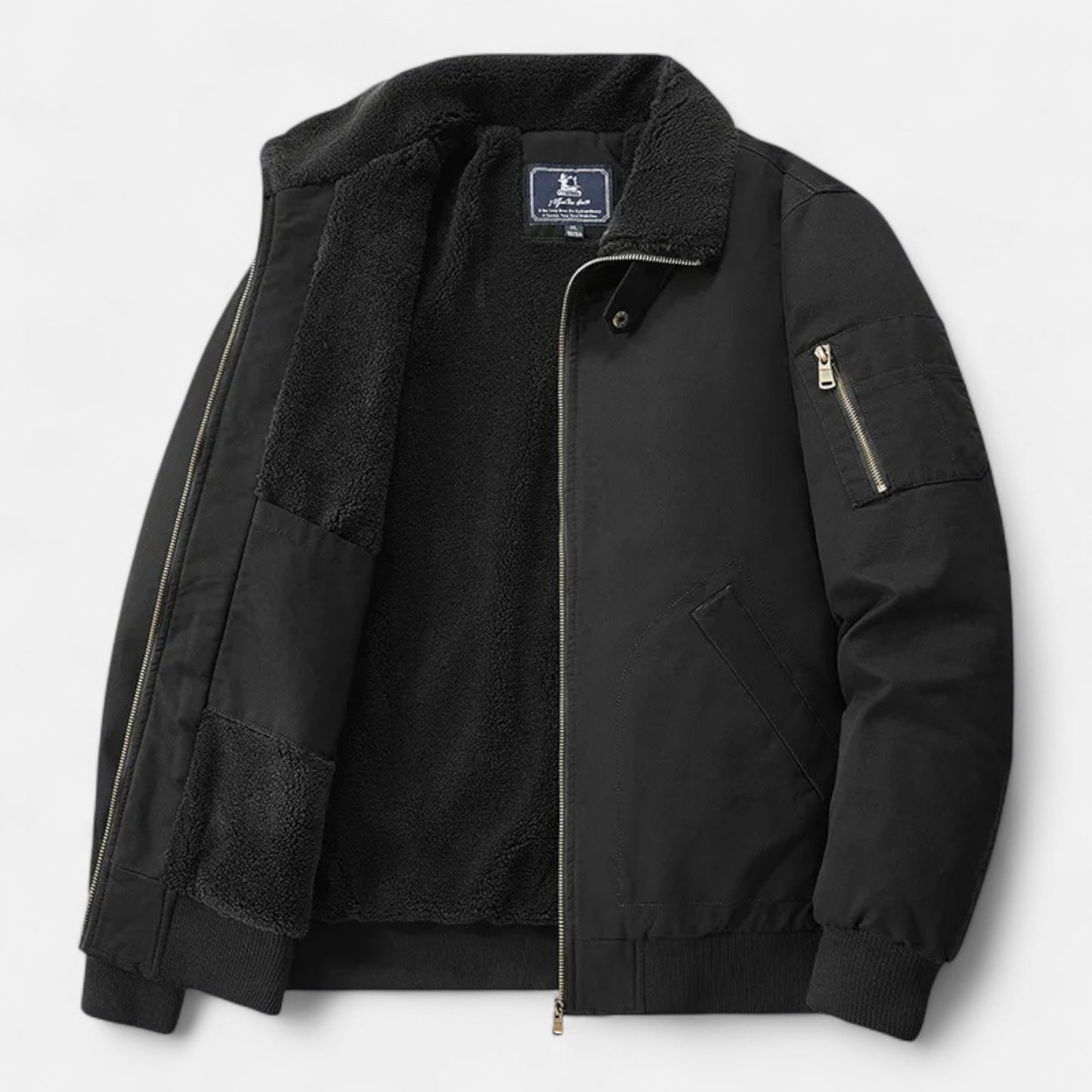Dorevelle | Men’s Casual Jacket – Refined Cotton & Lambswool Blend