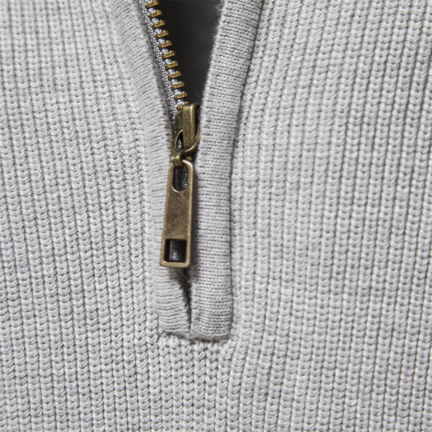 Dorevelle | Men’s Cotton Zip Sweater – Refined Knitwear for the Season