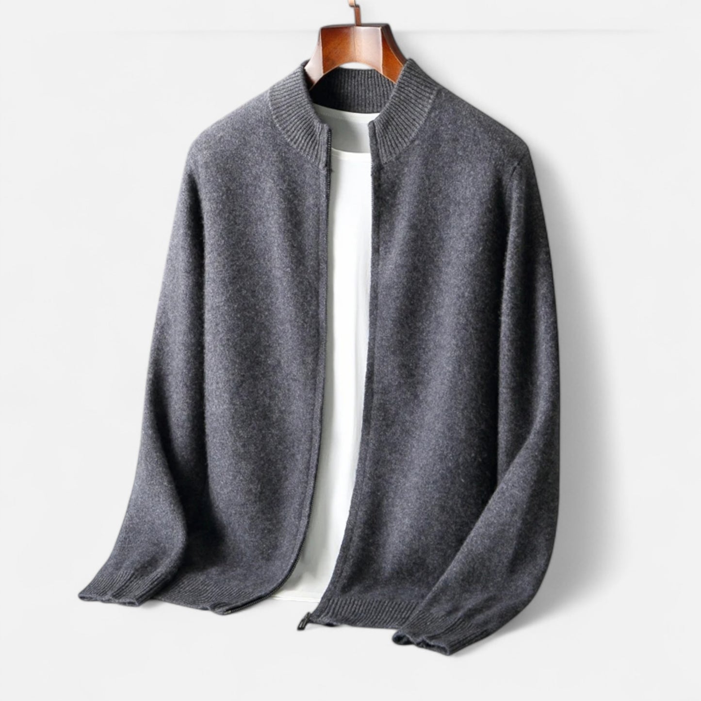 Dorevelle | Men’s Zipped Sweater – Heritage Merino Knit