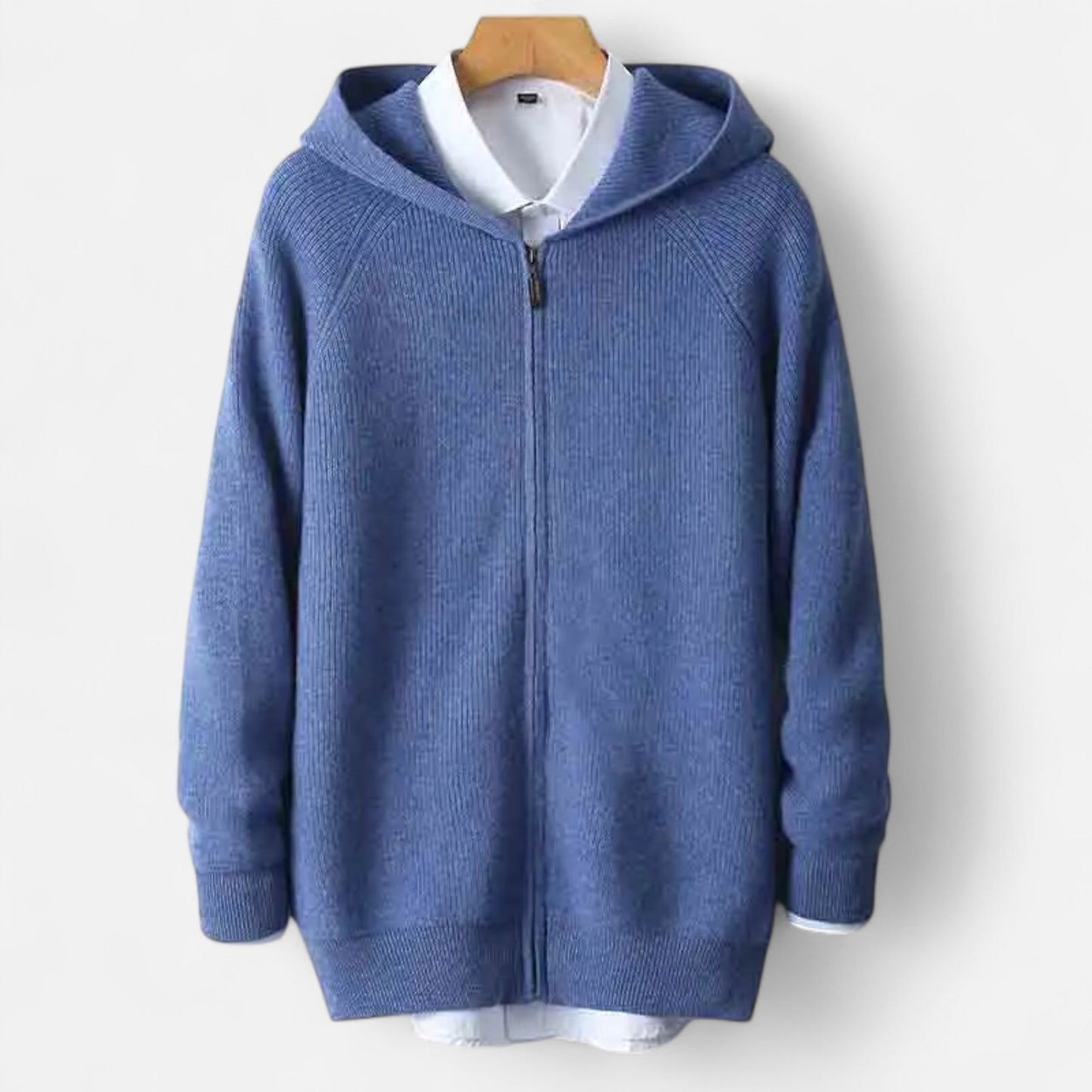 Dorevelle | Men’s Zipped Hoodie – Heritage Merino Knitwear