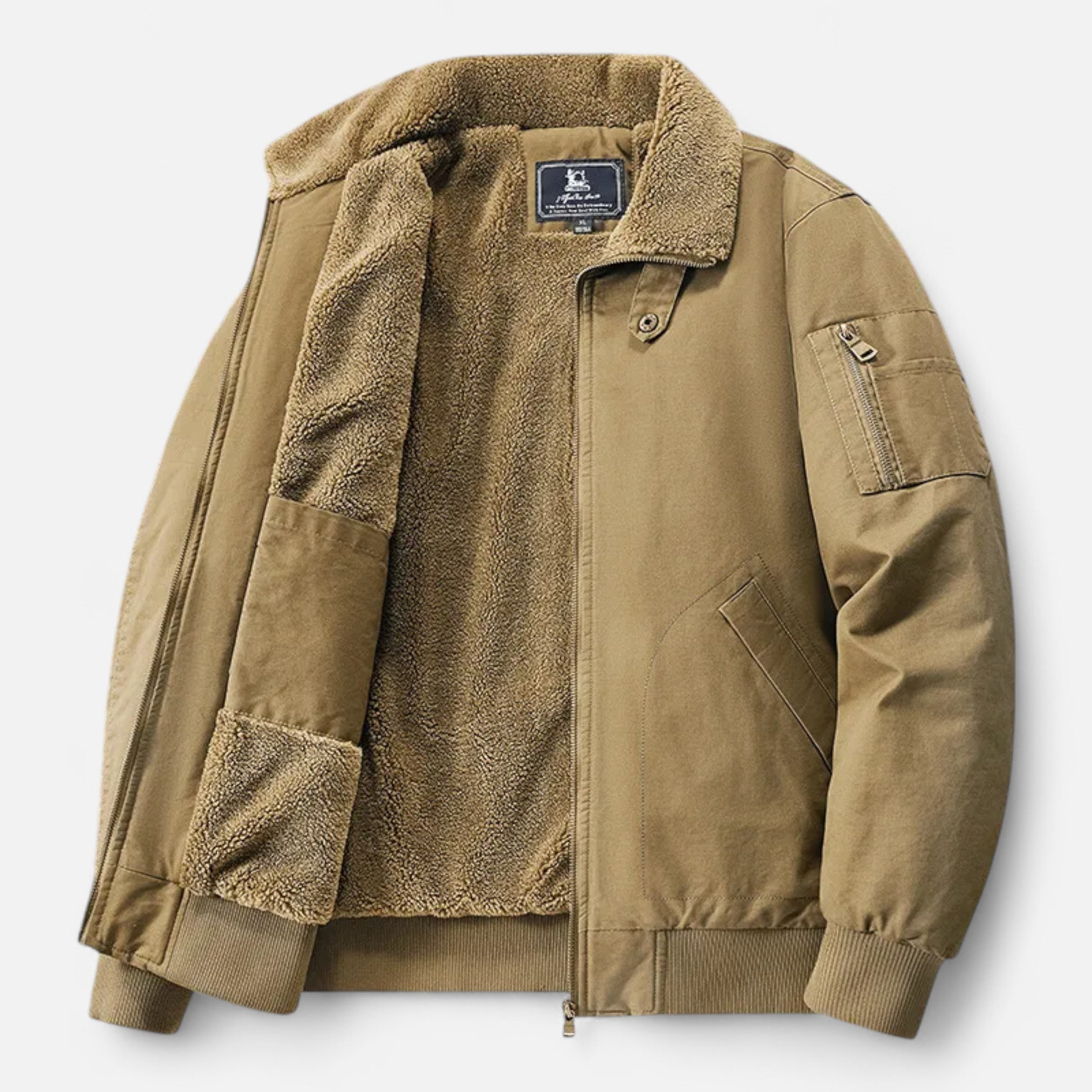Dorevelle | Men’s Casual Jacket – Refined Cotton & Lambswool Blend