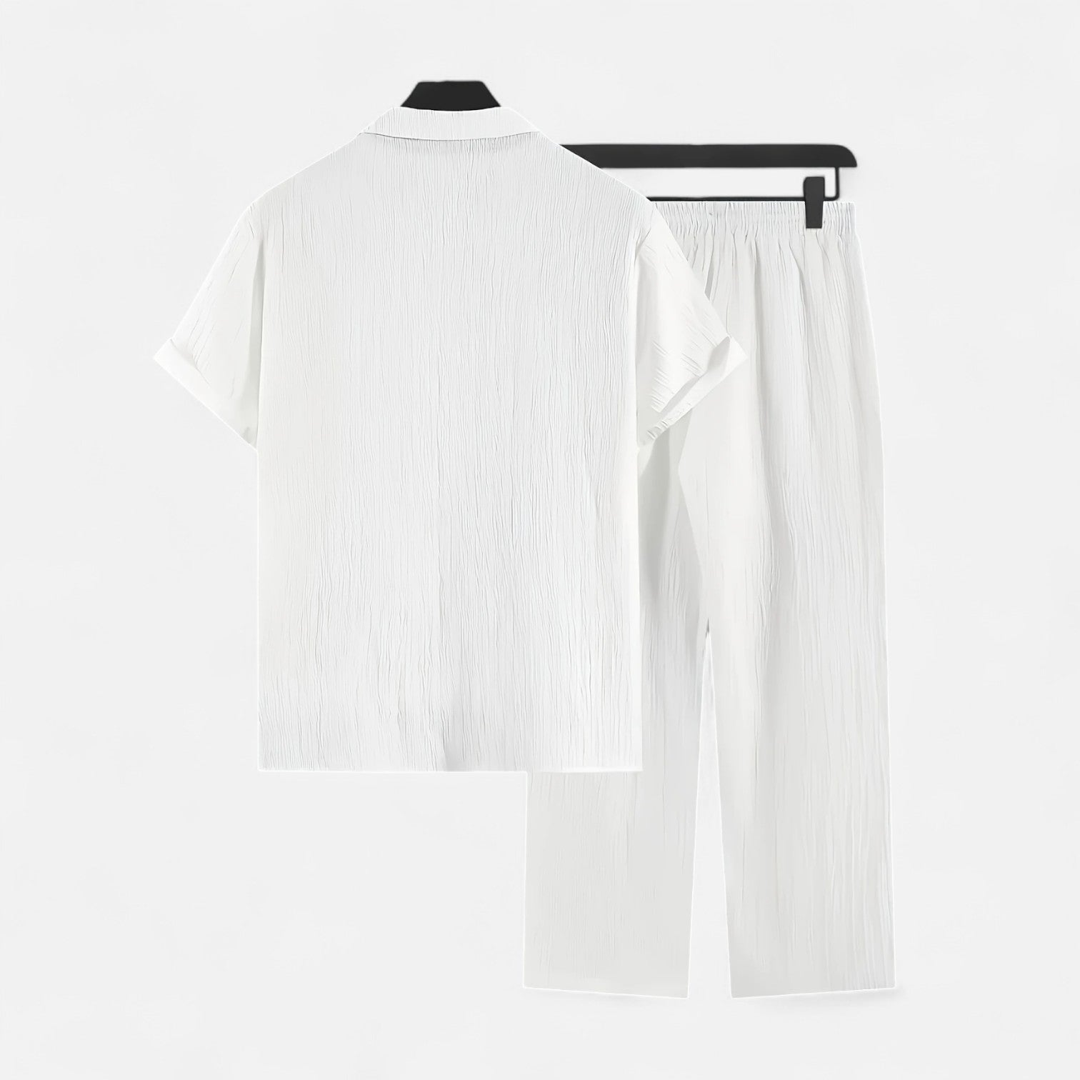 Dorevelle | Men’s Linen Set – Riviera Button-Up Ease