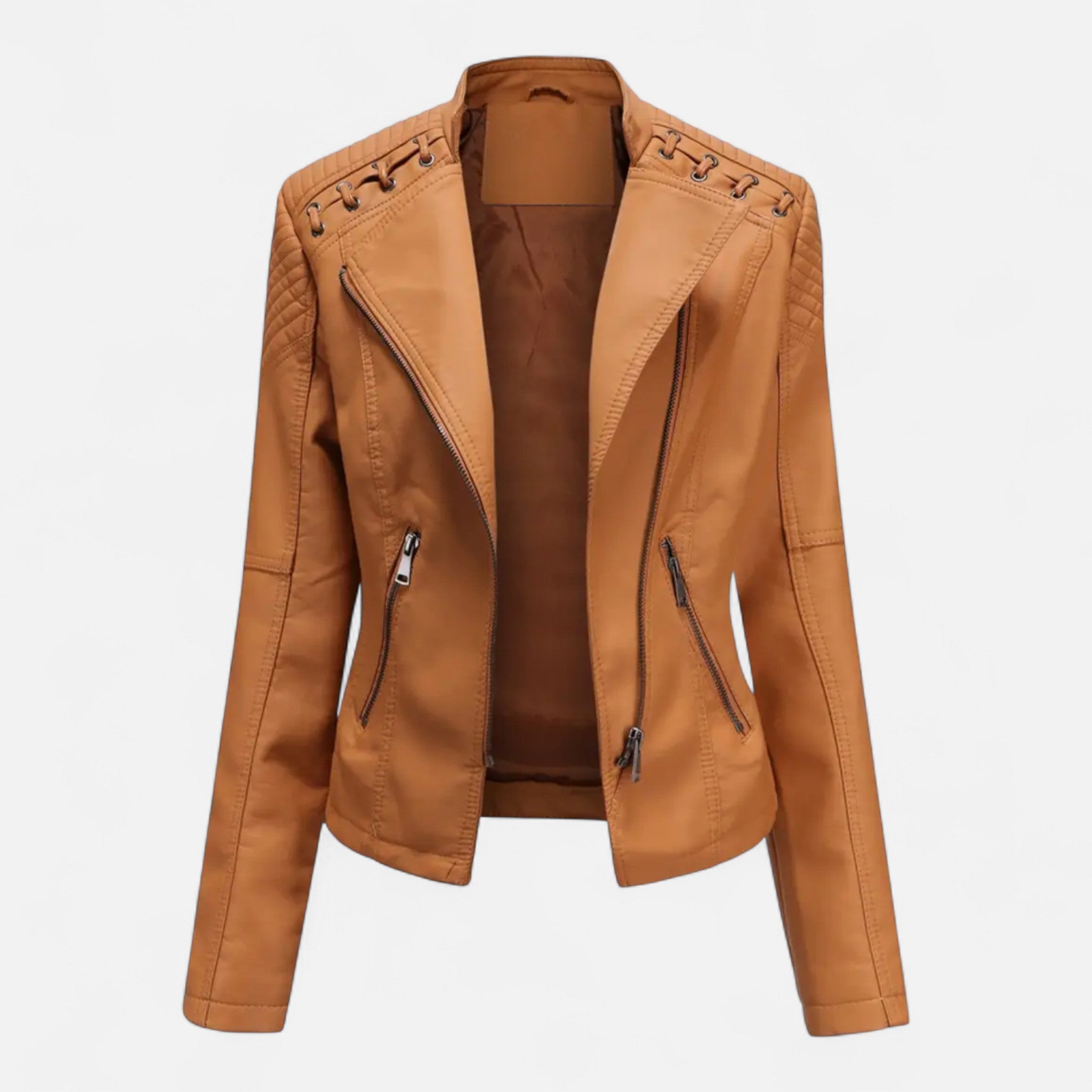 Dorevelle | Women's Elegant Slim-Fit Zipper Jacket