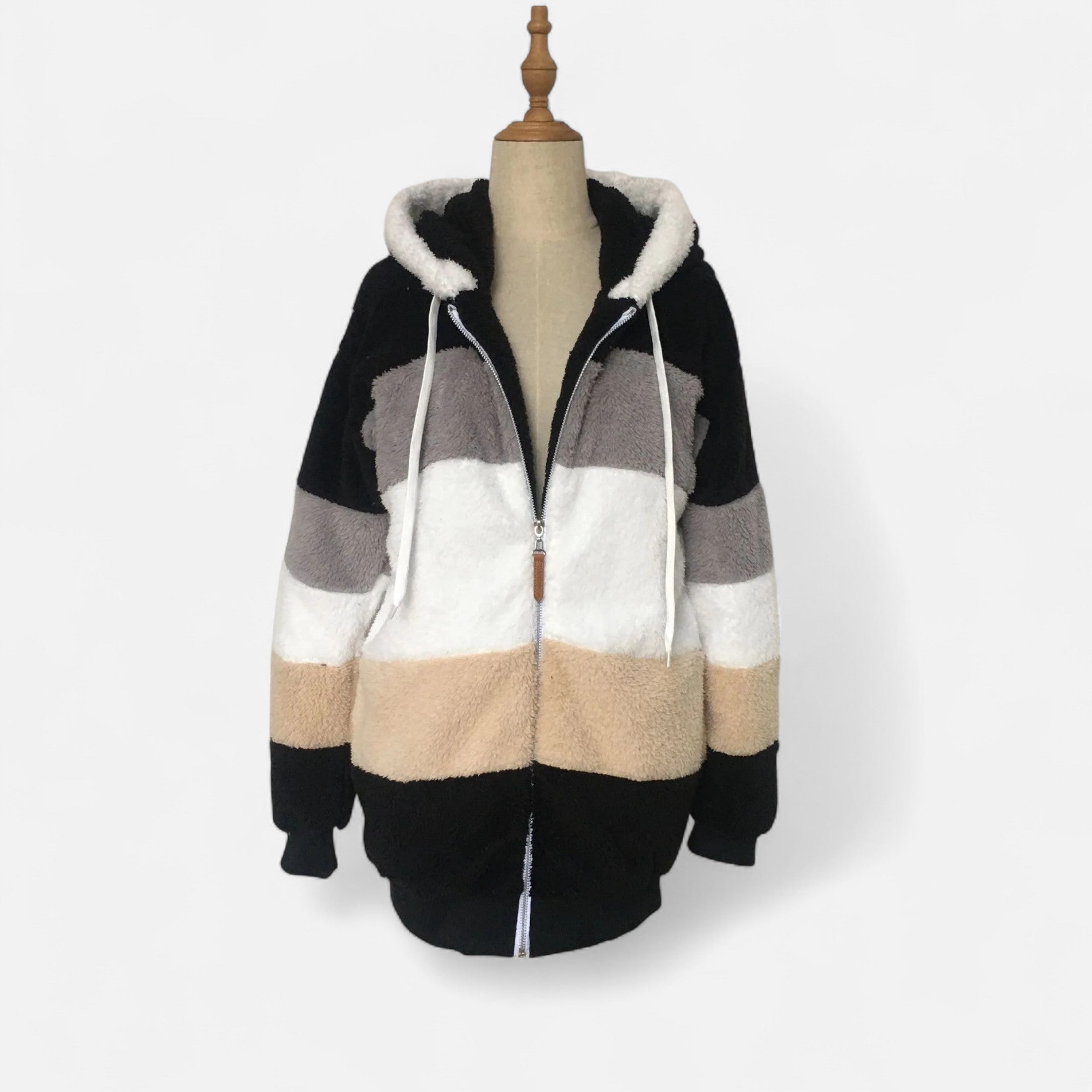 Dorevelle | Women’s Oversized Jacket – Hooded Autumn Winter Elegance