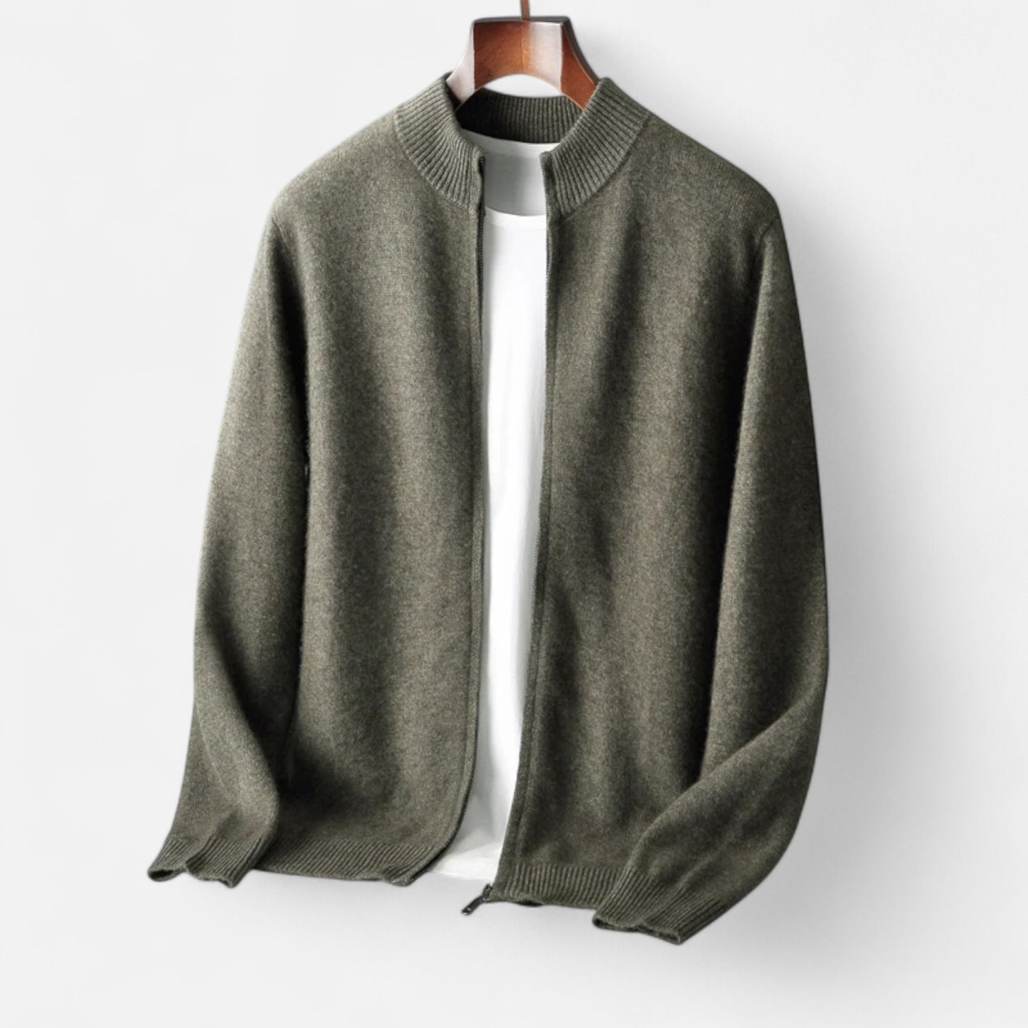 Dorevelle | Men’s Zipped Sweater – Heritage Merino Knit