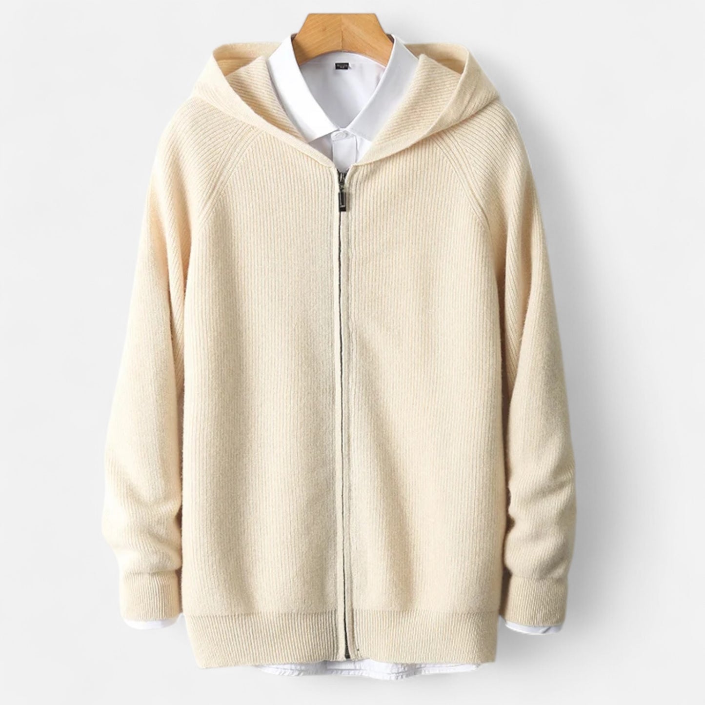 Dorevelle | Men’s Zipped Hoodie – Heritage Merino Knitwear