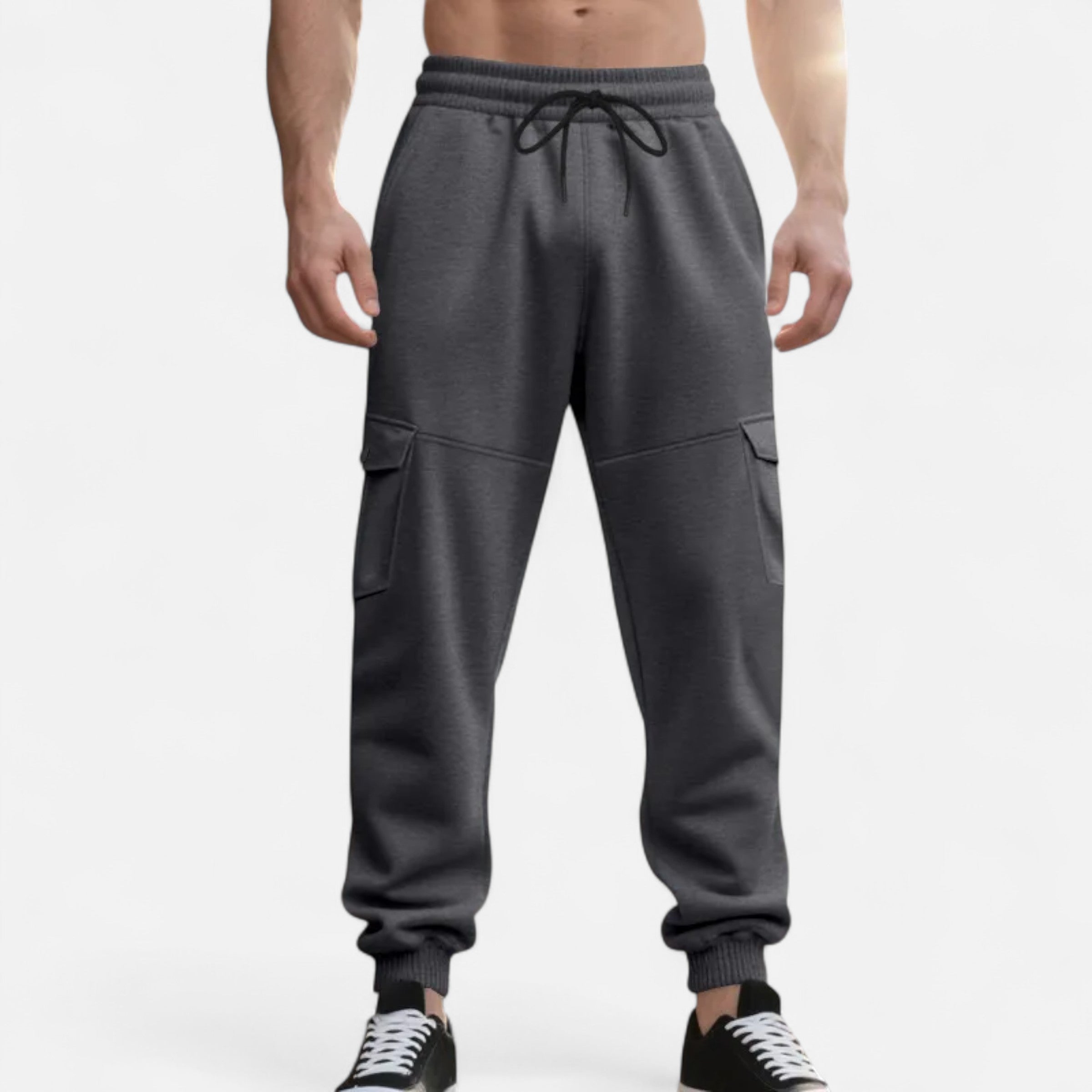 Dorevelle | Men’s Cargo Pants – Refined Ankle-Banded Classic