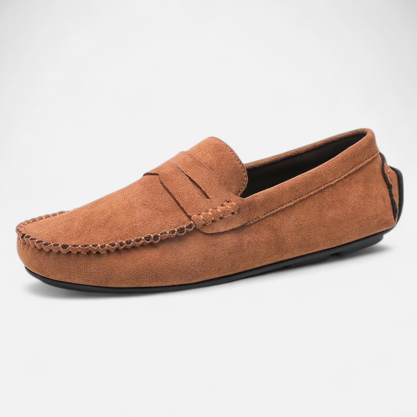 Dorevelle | Men's Leather Slip-On Loafers