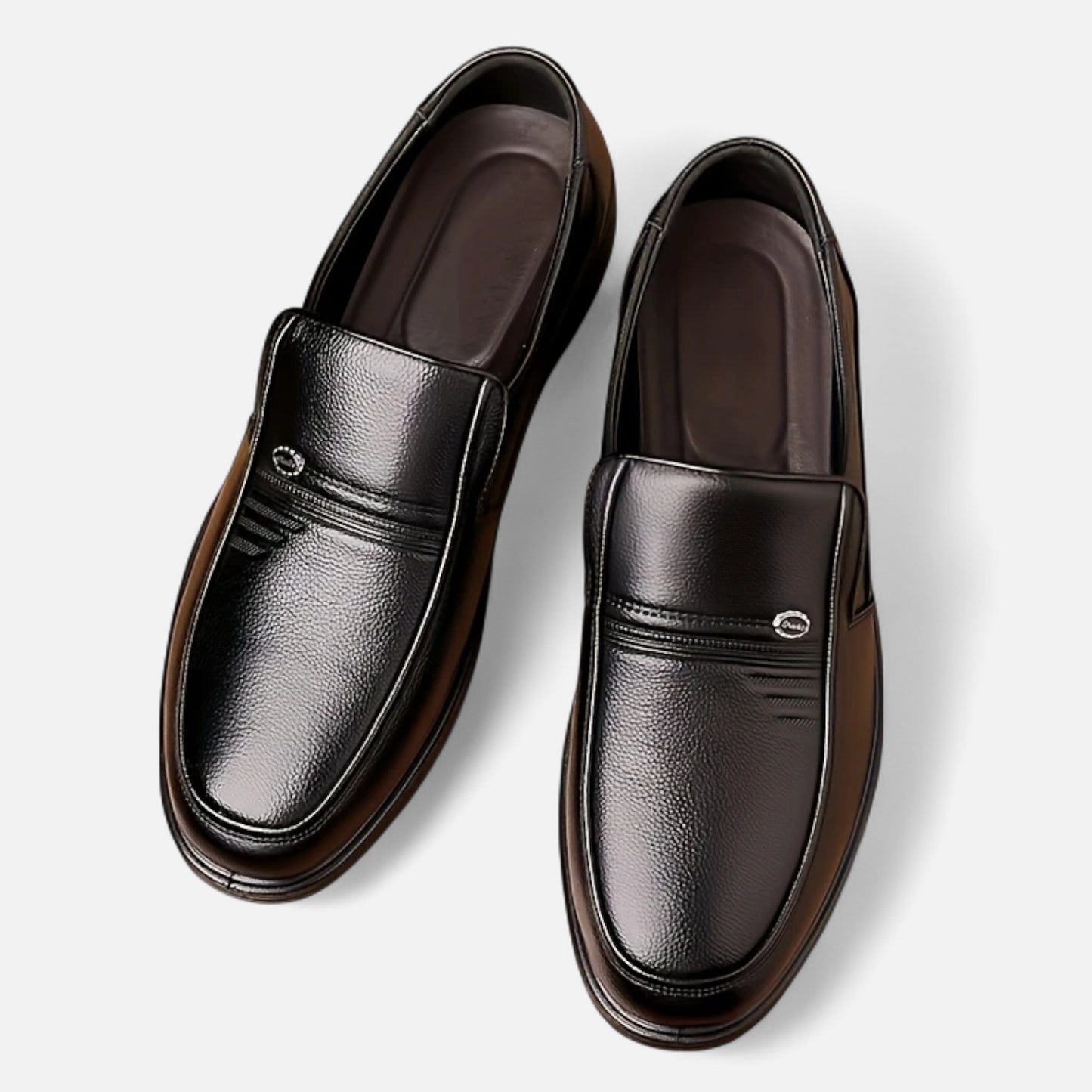 Dorevelle | Men’s Leather Loafers – Ivy Slip-On Elegance