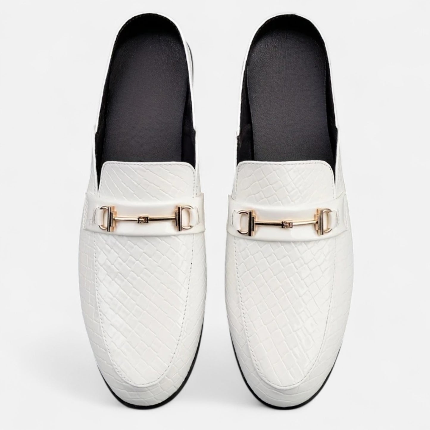 Dorevelle | Men’s Dress Loafers – Buckled Round Toe Classic