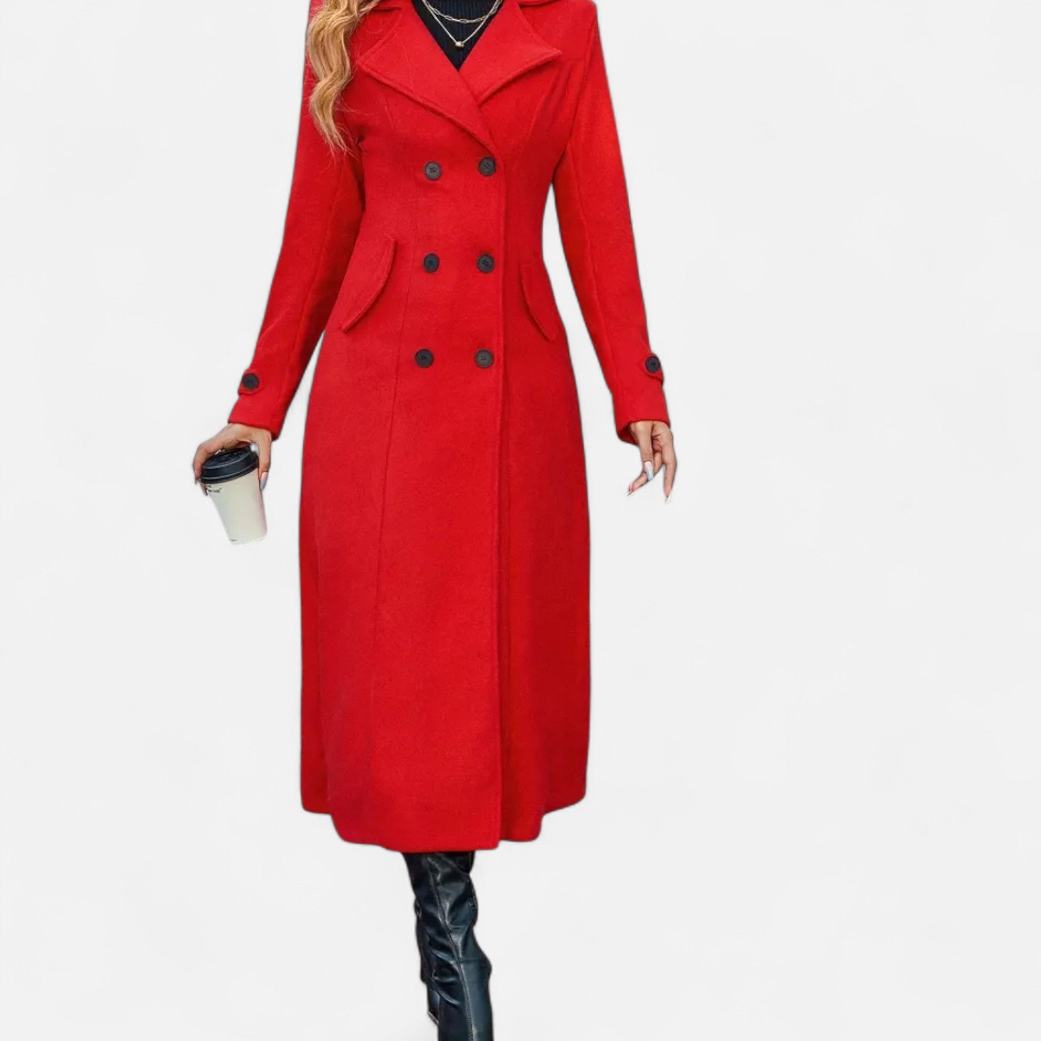 Dorevelle | Women's Elegant Long-Sleeve Winter Coat