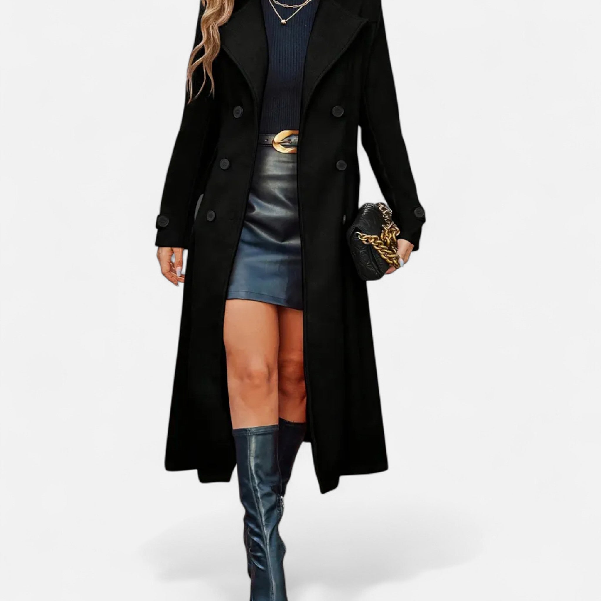Dorevelle | Women's Elegant Long-Sleeve Winter Coat