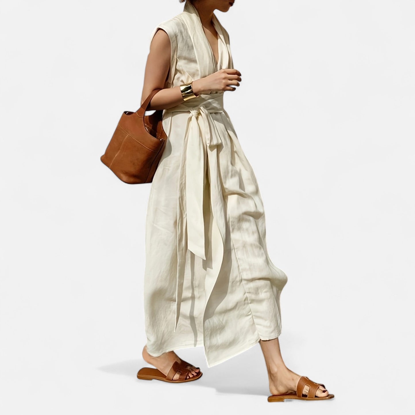 Dorevelle | Women’s Sleeveless Dress – Heritage Linen Style