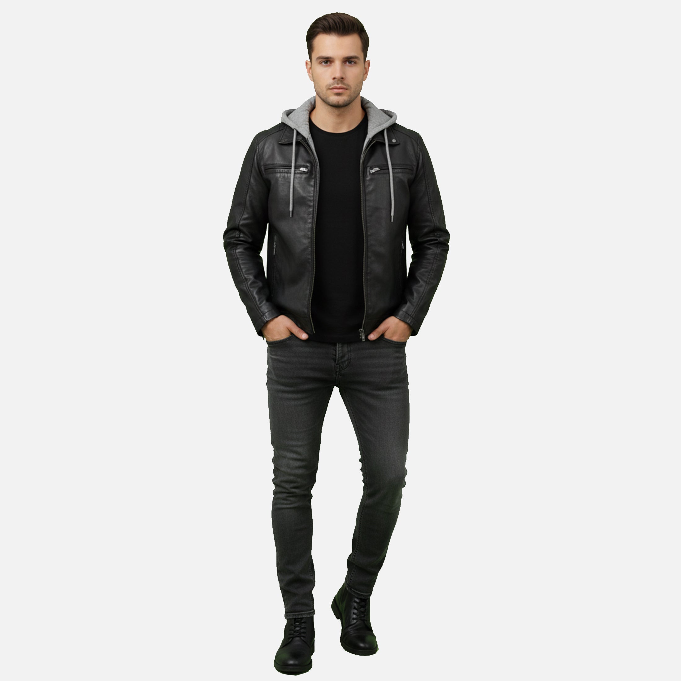 Dorevelle | Men’s Bomber Jacket – Classic Hooded Streetwear