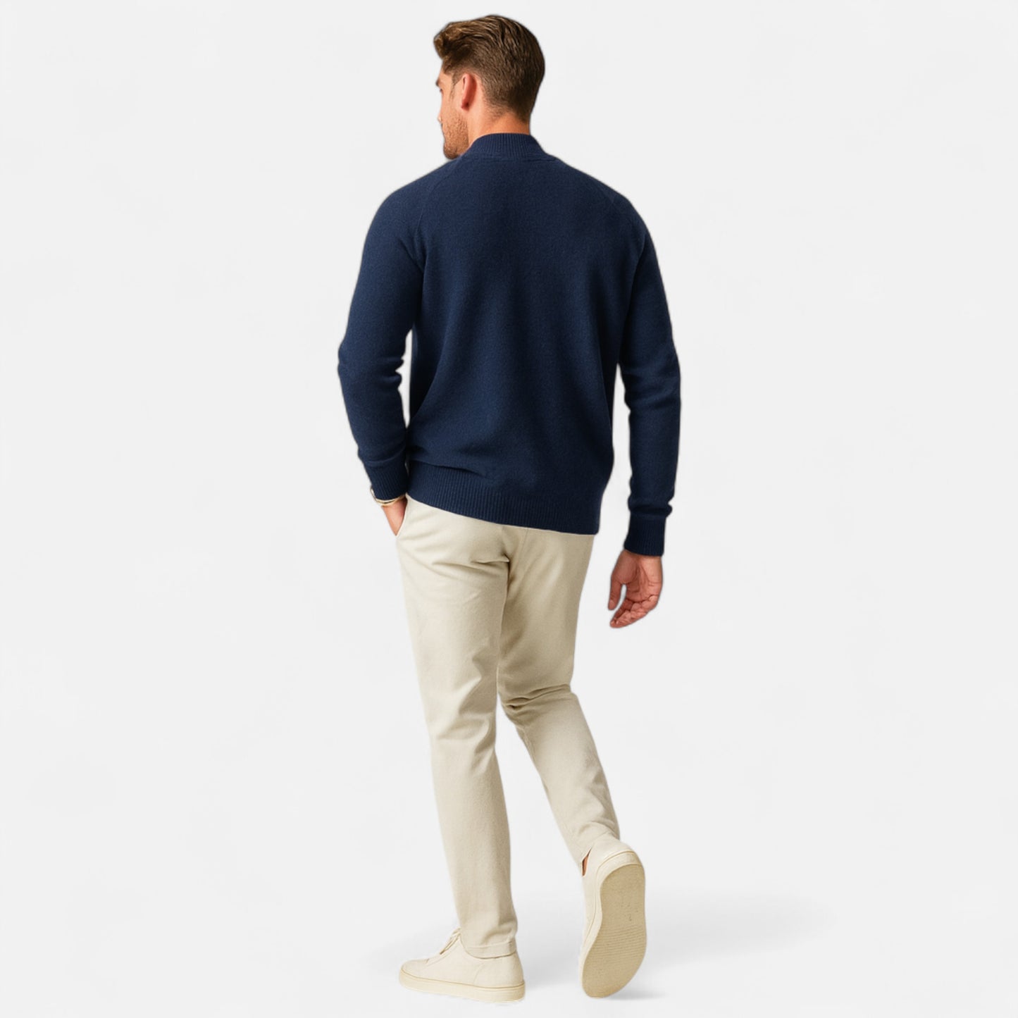 Dorevelle | Men’s Zipped Sweater – Heritage Merino Knit
