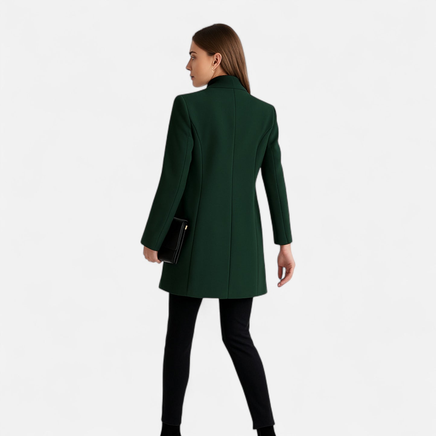 Dorevelle | Women’s Long Coat – Refined Raglan Sleeve Design
