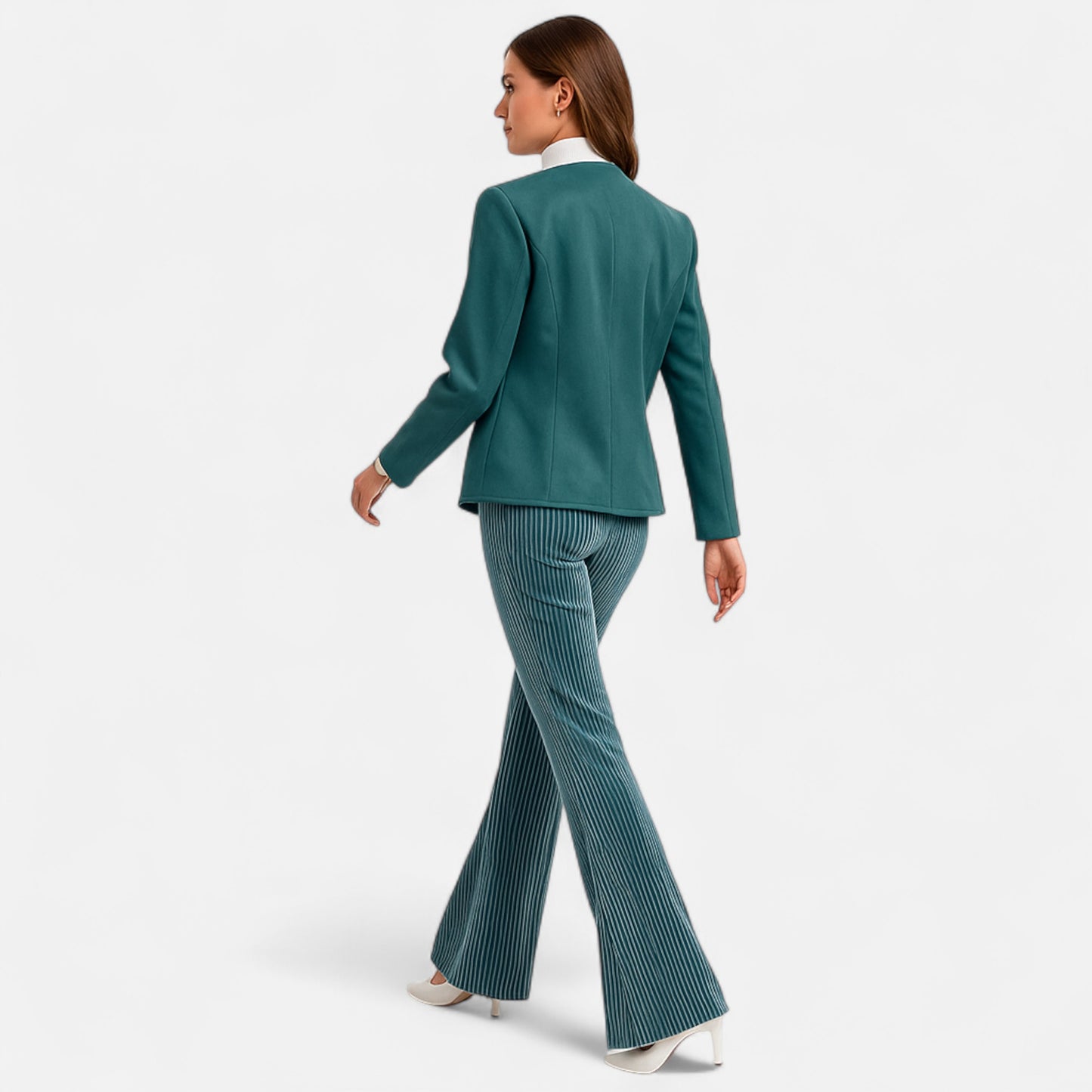 Dorevelle | Women’s Cropped Jacket – Slim Zip-Up Elegance