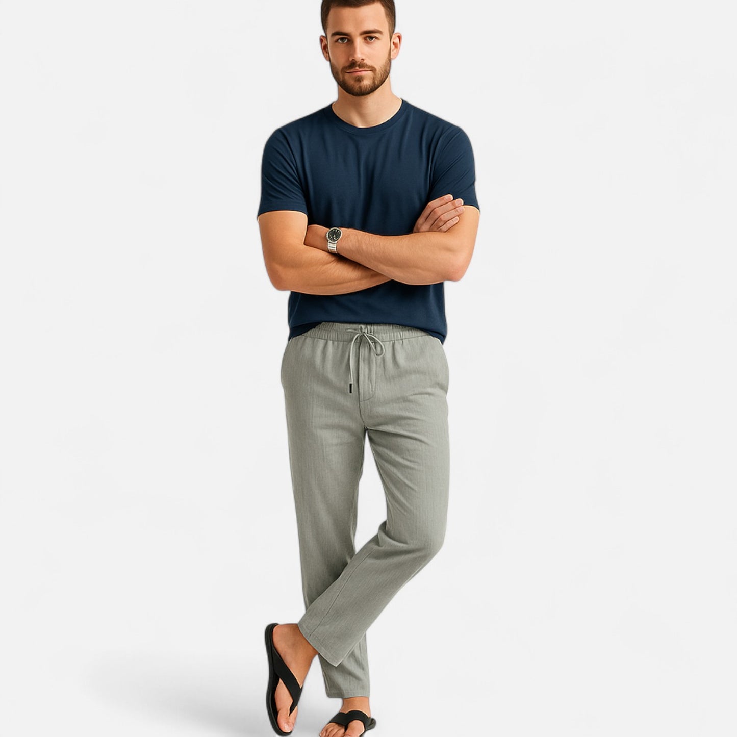 Dorevelle | Men’s Linen Trousers – Heritage Lightweight Fit