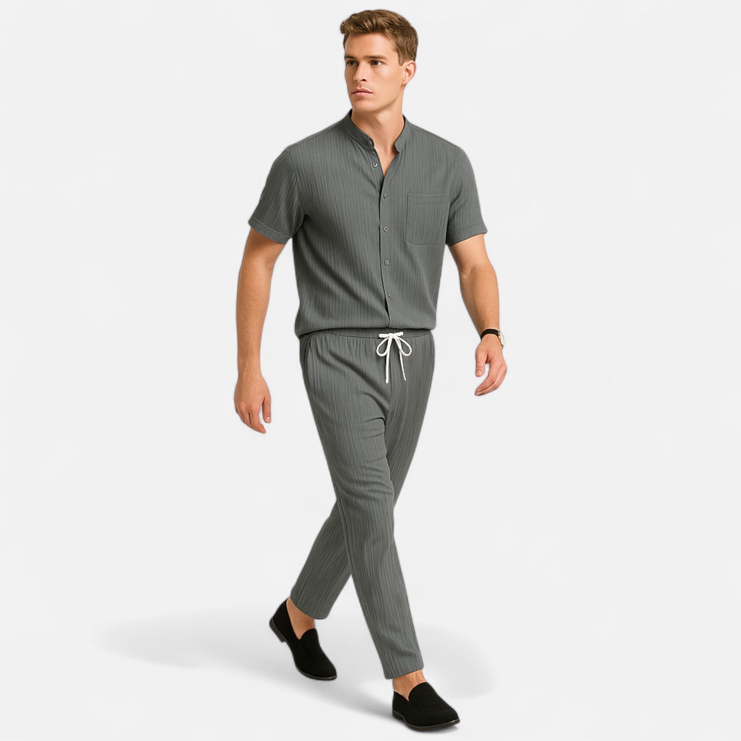 Dorevelle | Men’s Shirt & Trouser Set – Riviera Ensemble