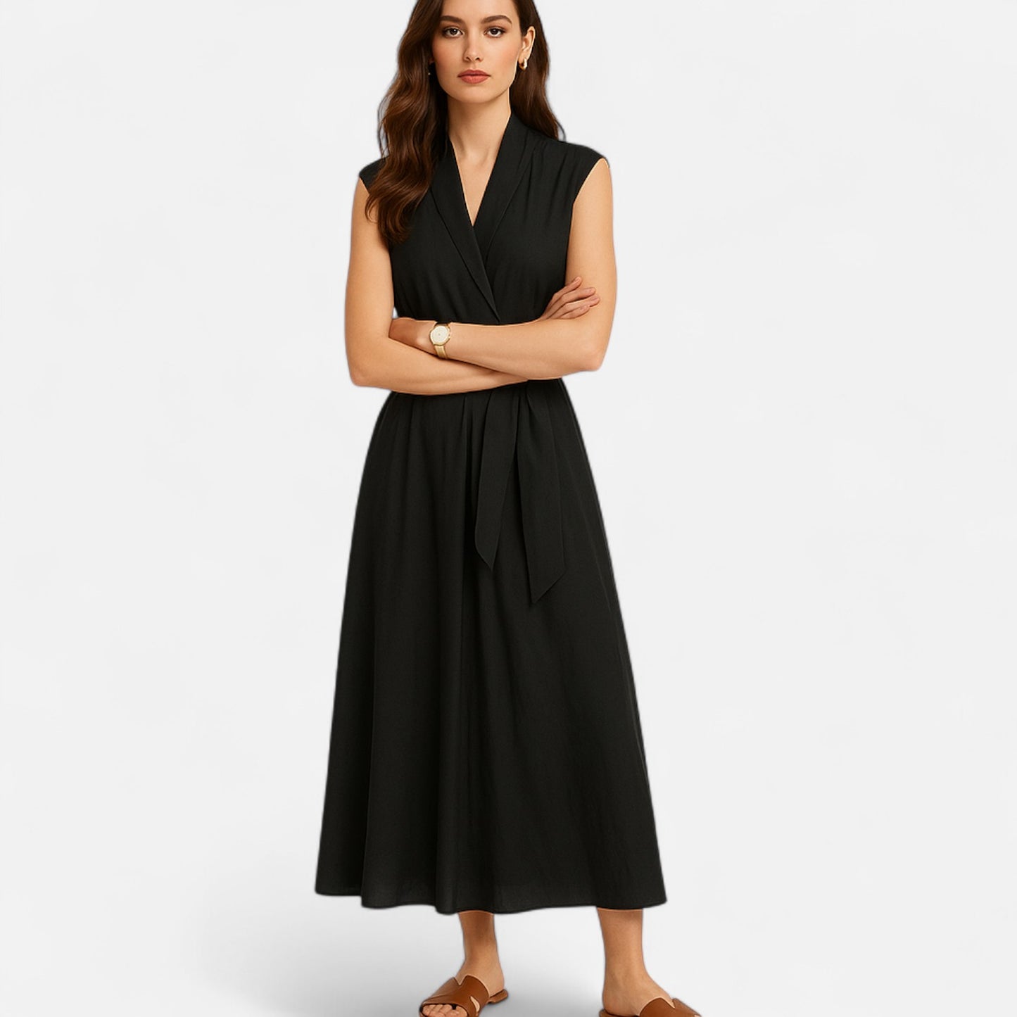 Dorevelle | Women’s Sleeveless Dress – Heritage Linen Style