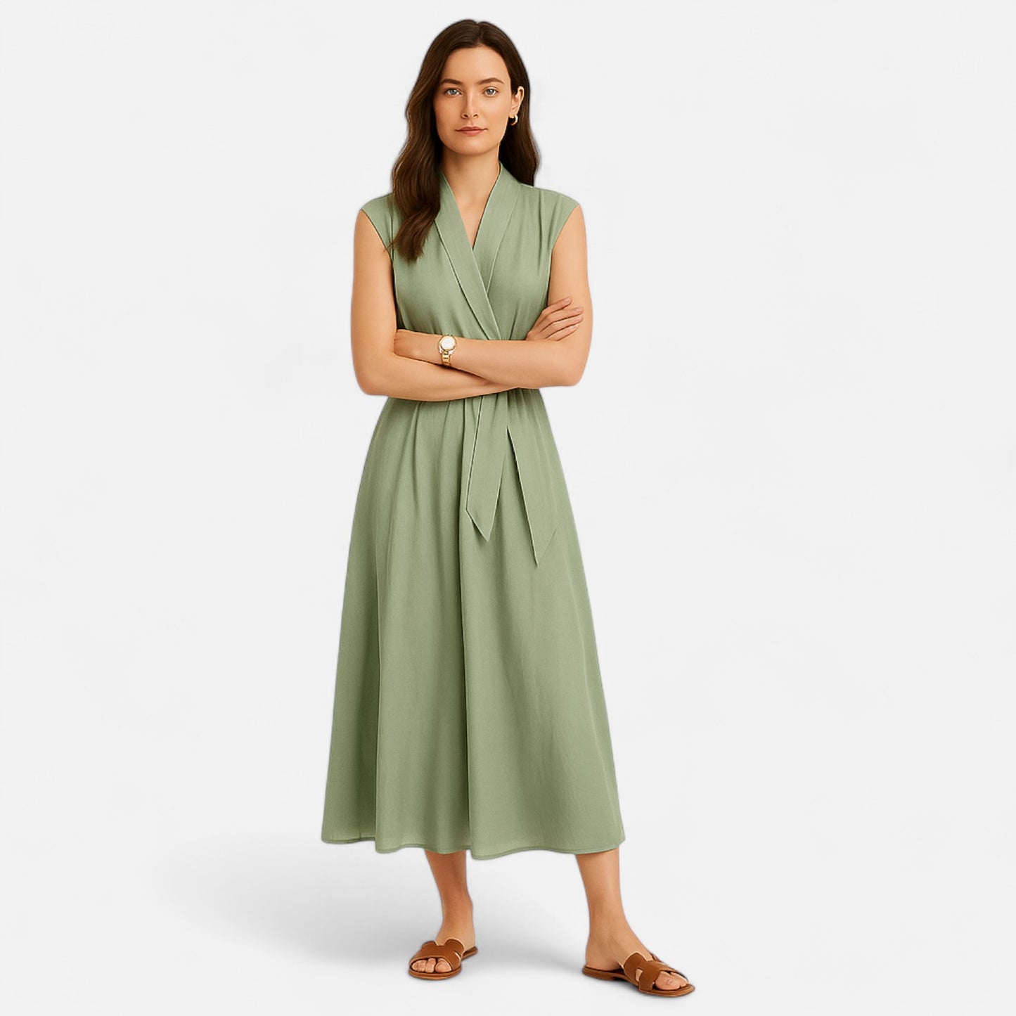Dorevelle | Women’s Sleeveless Dress – Heritage Linen Style