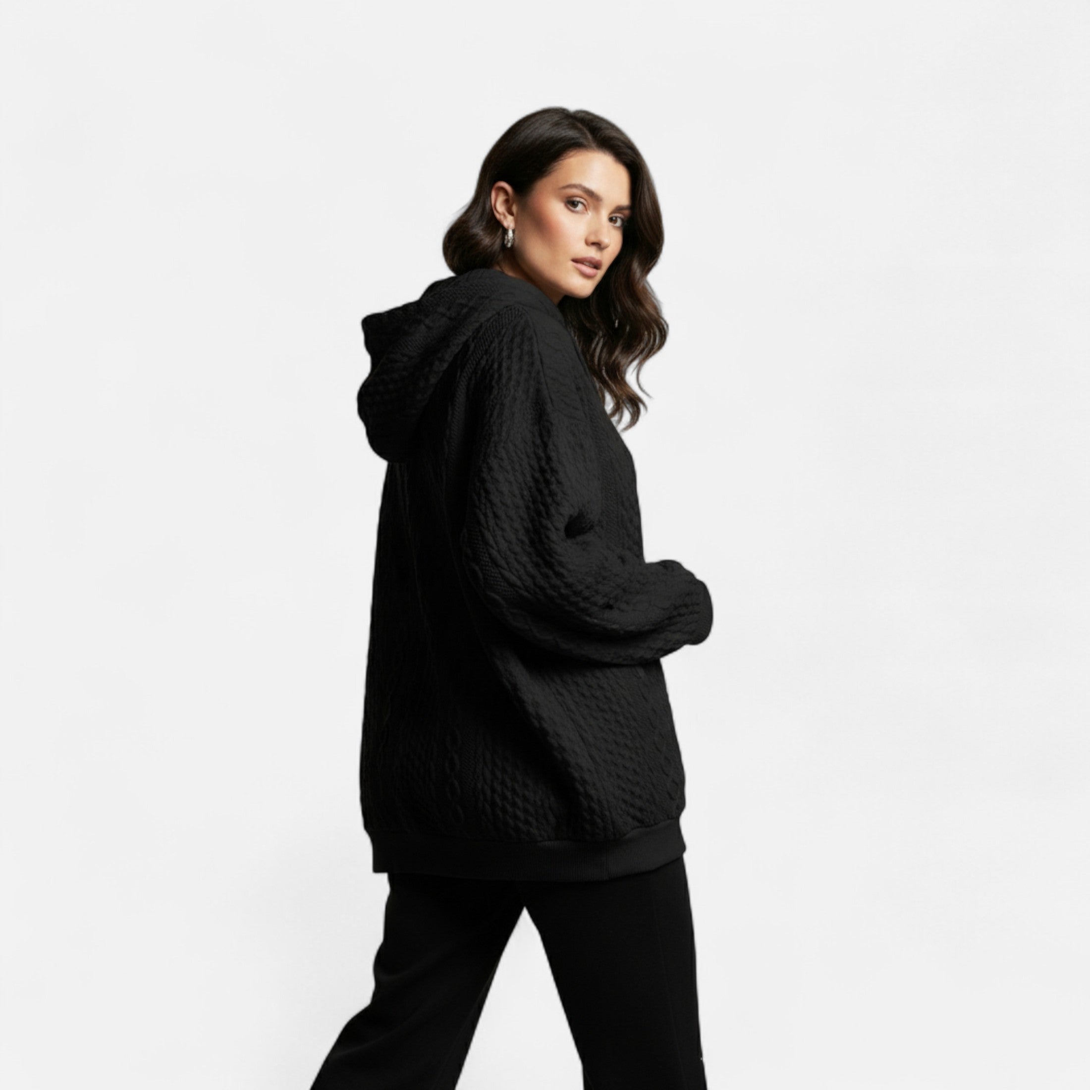 Dorevelle | Women’s Long-Sleeve Hoodie – Relaxed Heritage Style