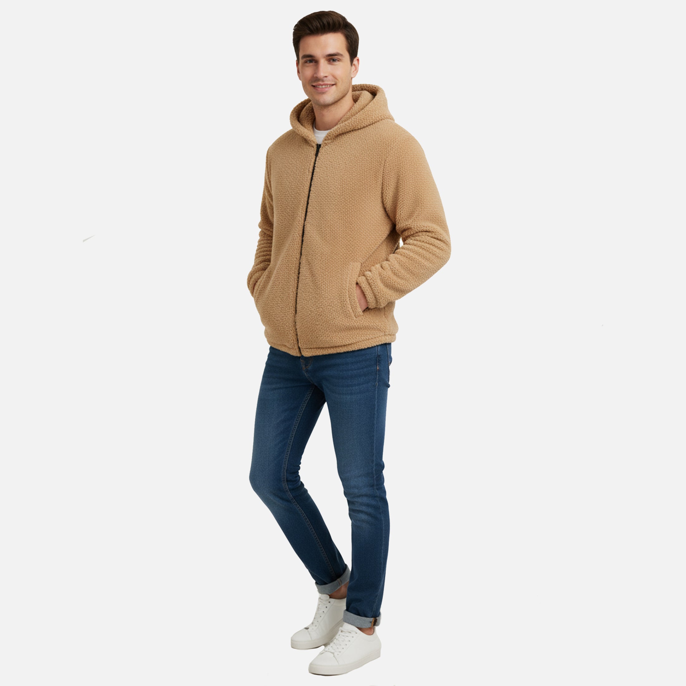 Dorevelle | Men’s Cozy Hoody – Soft Fleece Winter Essential