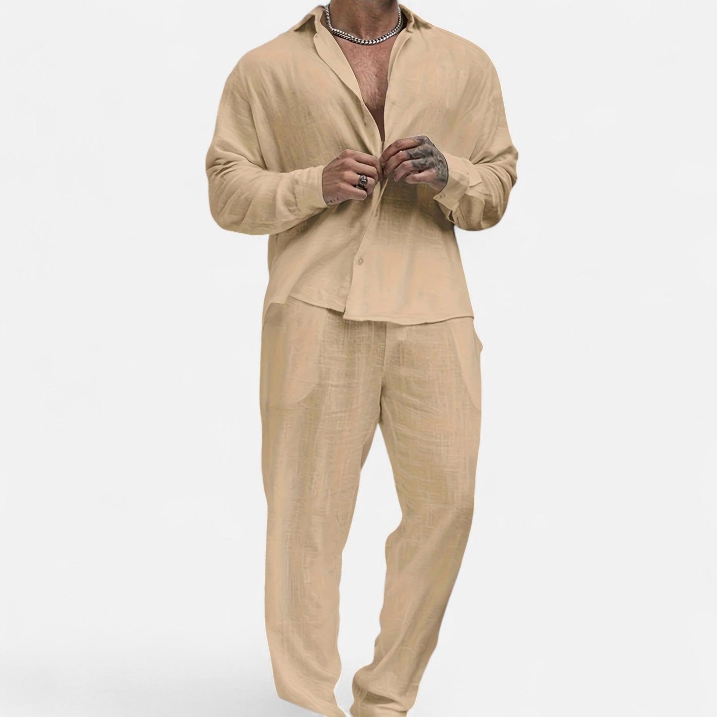 Dorevelle | Men’s Linen Trousers – Heritage Relaxed Cut