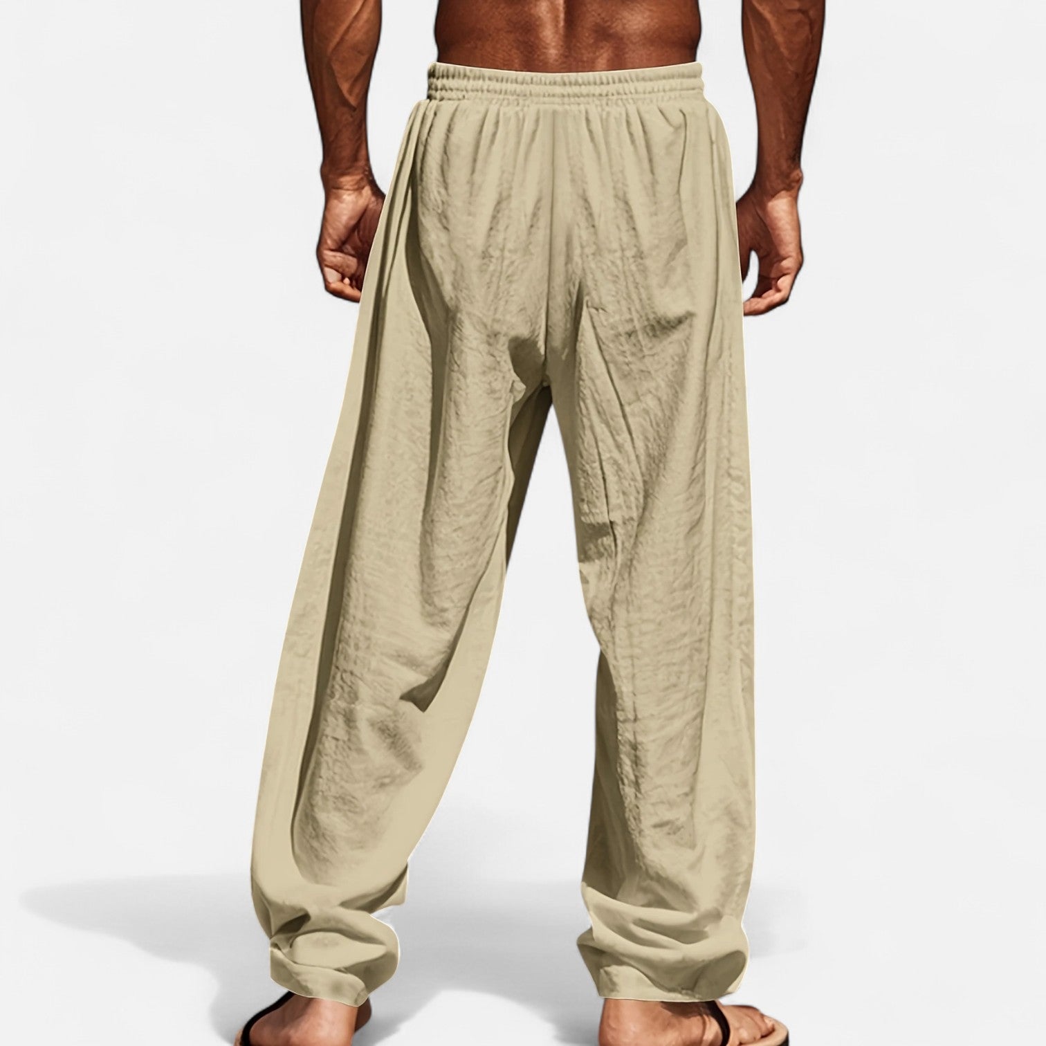 Dorevelle | Men’s Relaxed Linen Autumn Pants – Riviera Ease