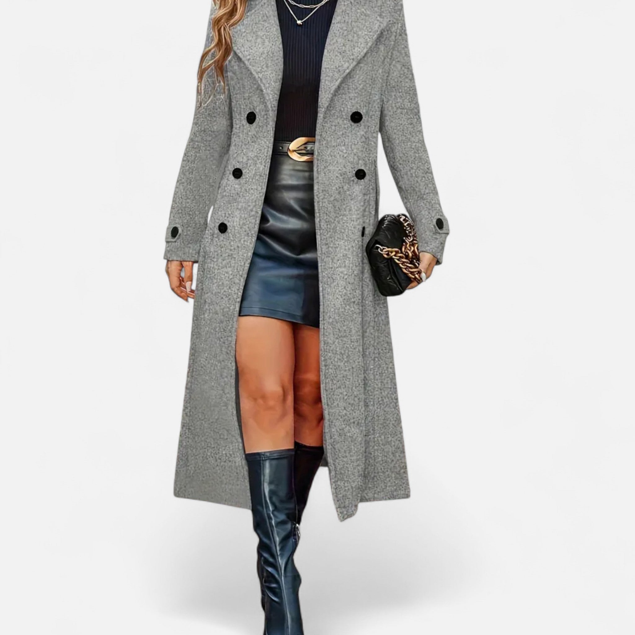 Dorevelle | Women's Elegant Long-Sleeve Winter Coat