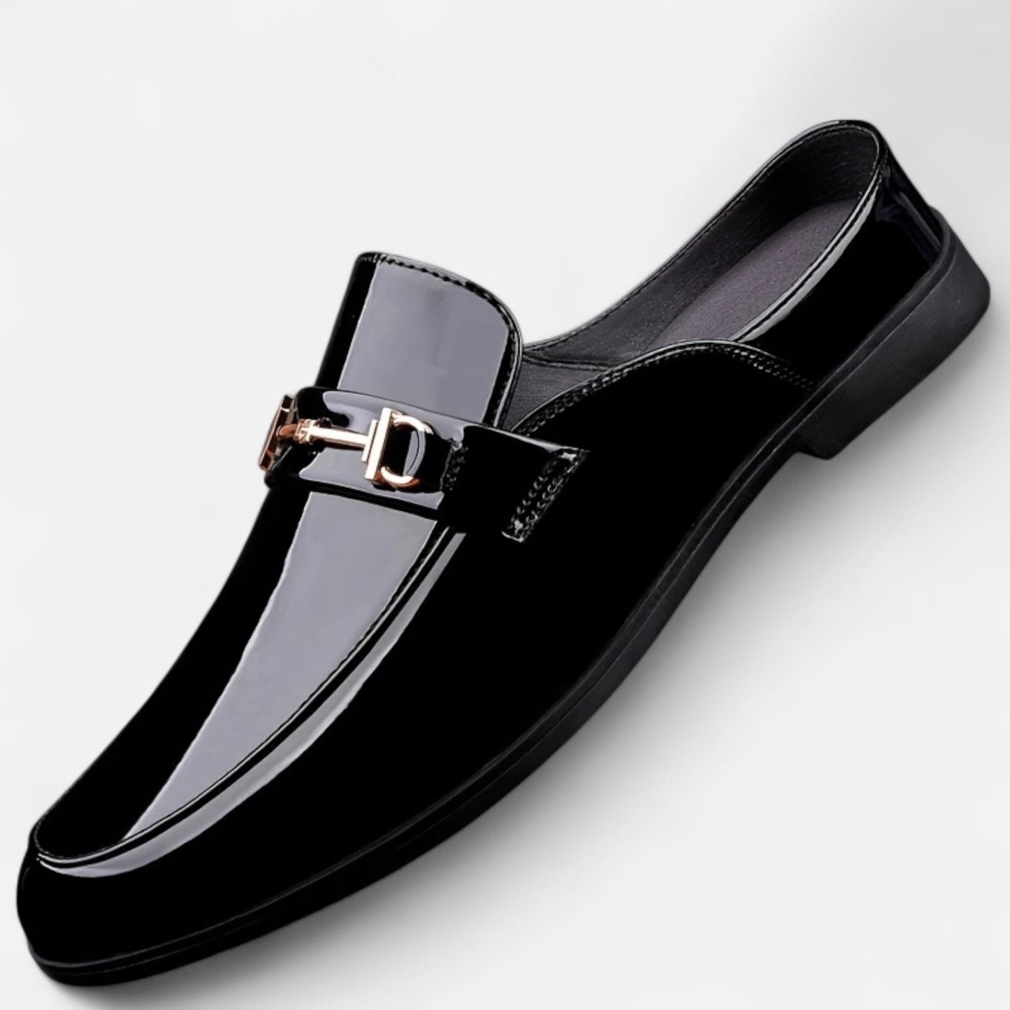 Dorevelle | Men’s Dress Loafers – Buckled Round Toe Classic