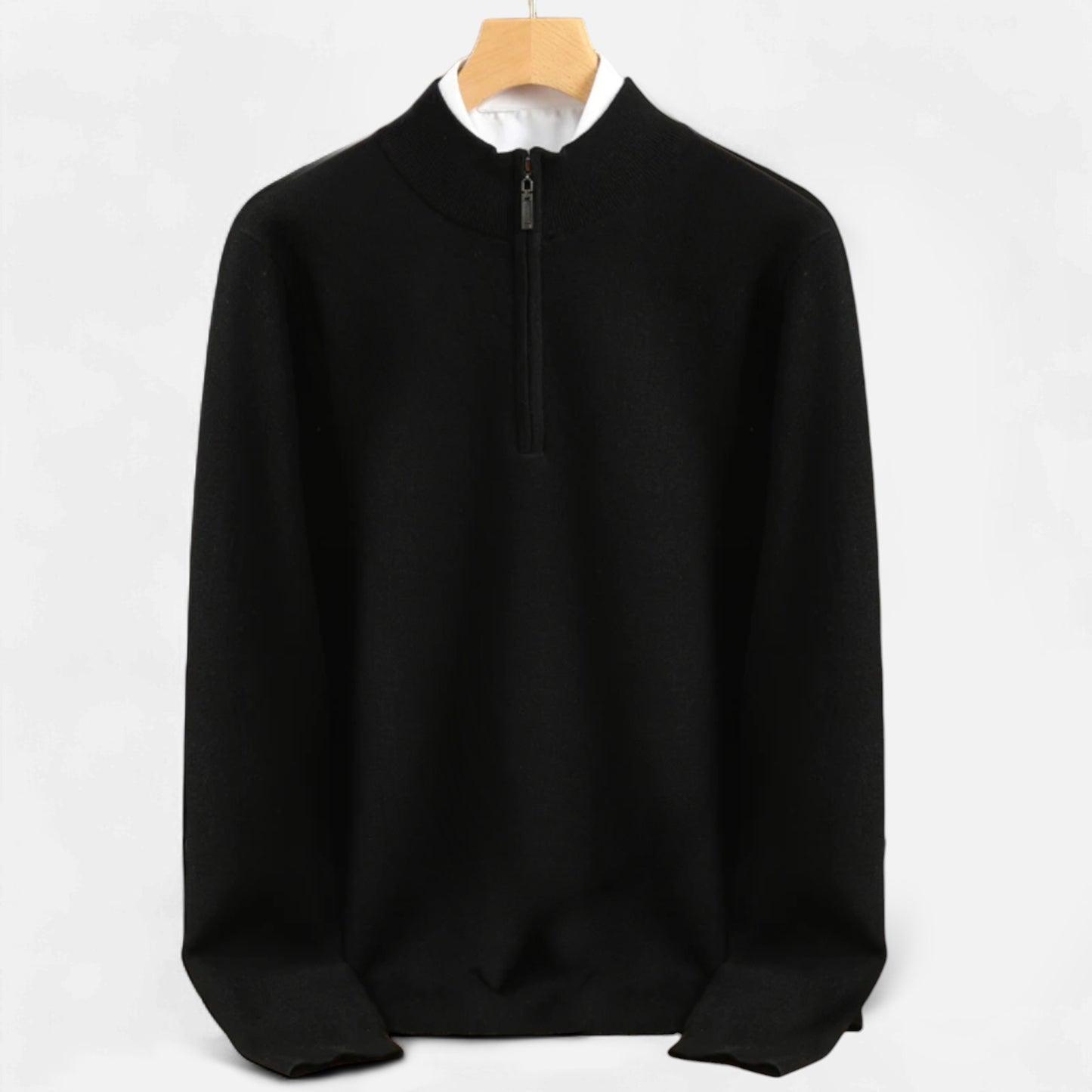 Dorevelle | Men’s Merino Wool Sweater – Half-Zip Heritage Style
