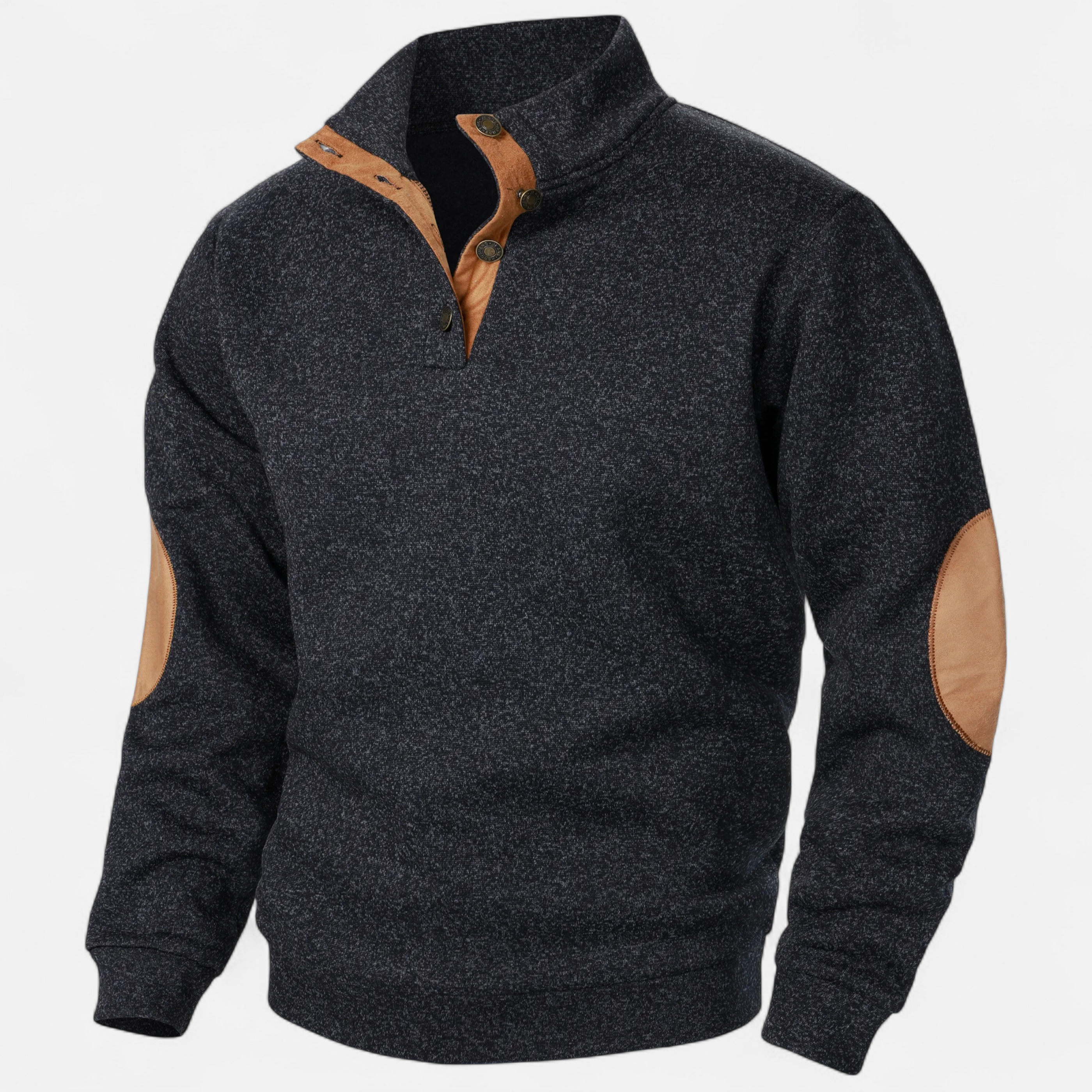 Dorevelle | Men’s Knitted Sweater – Stand Collar Heritage Style