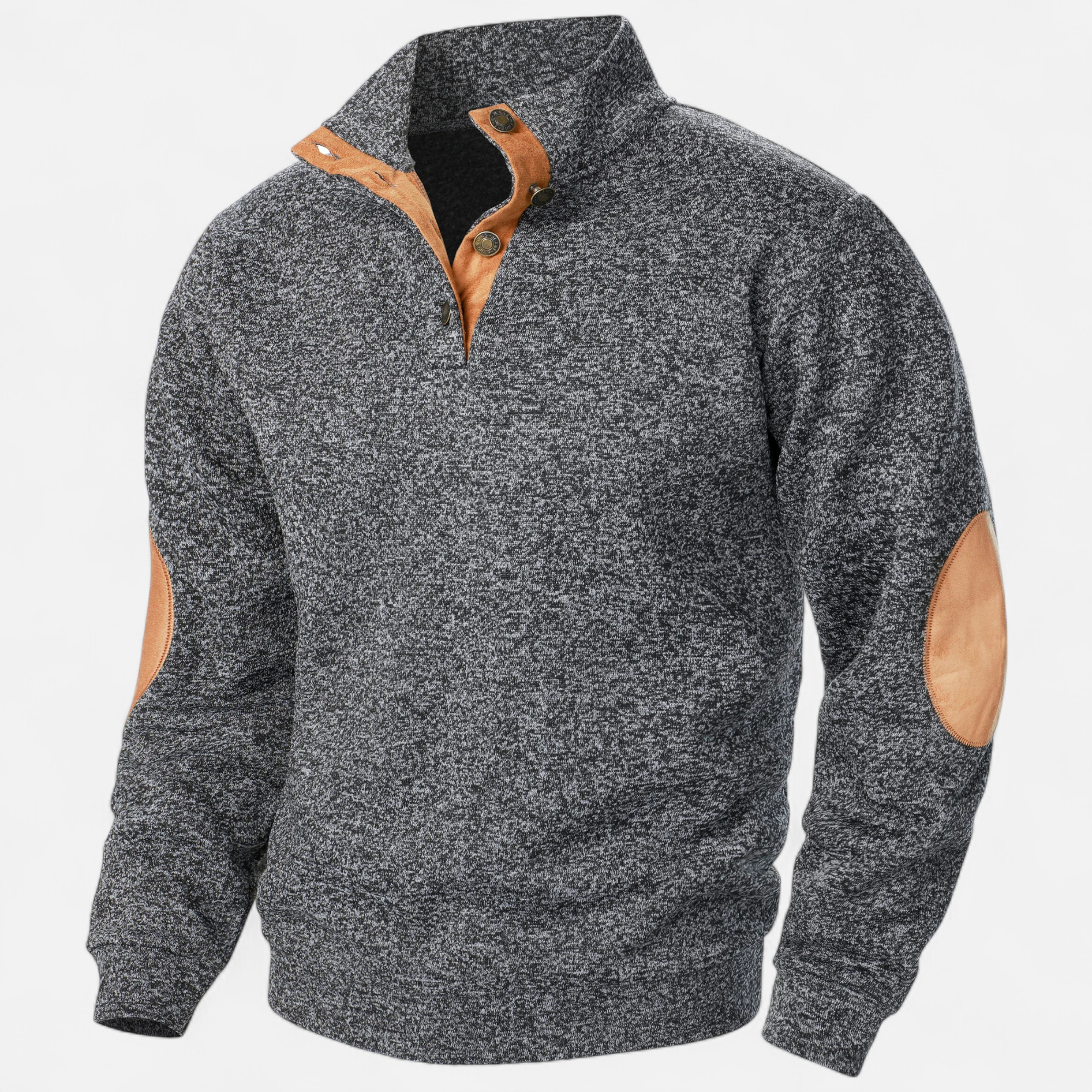 Dorevelle | Men’s Knitted Sweater – Stand Collar Heritage Style