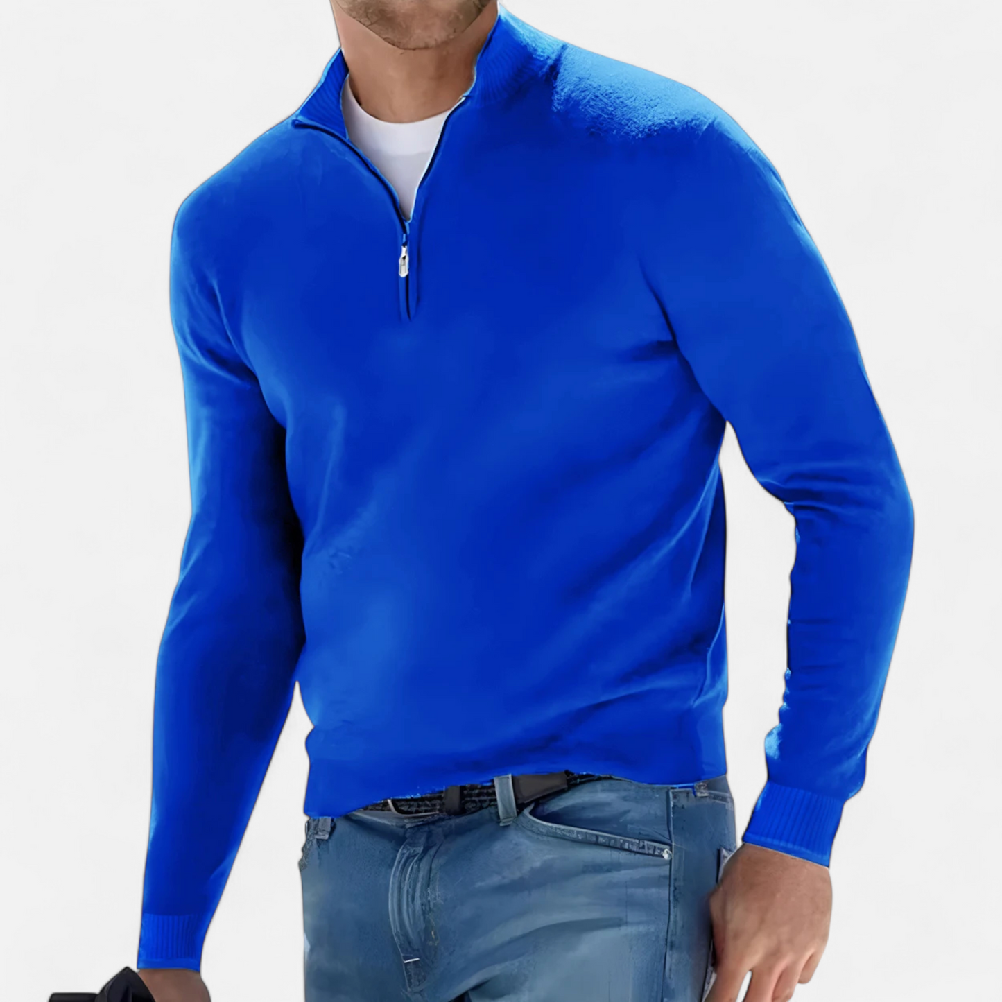 Dorevelle | Men’s Half-Zip Sweater – Heritage Knit Elegance