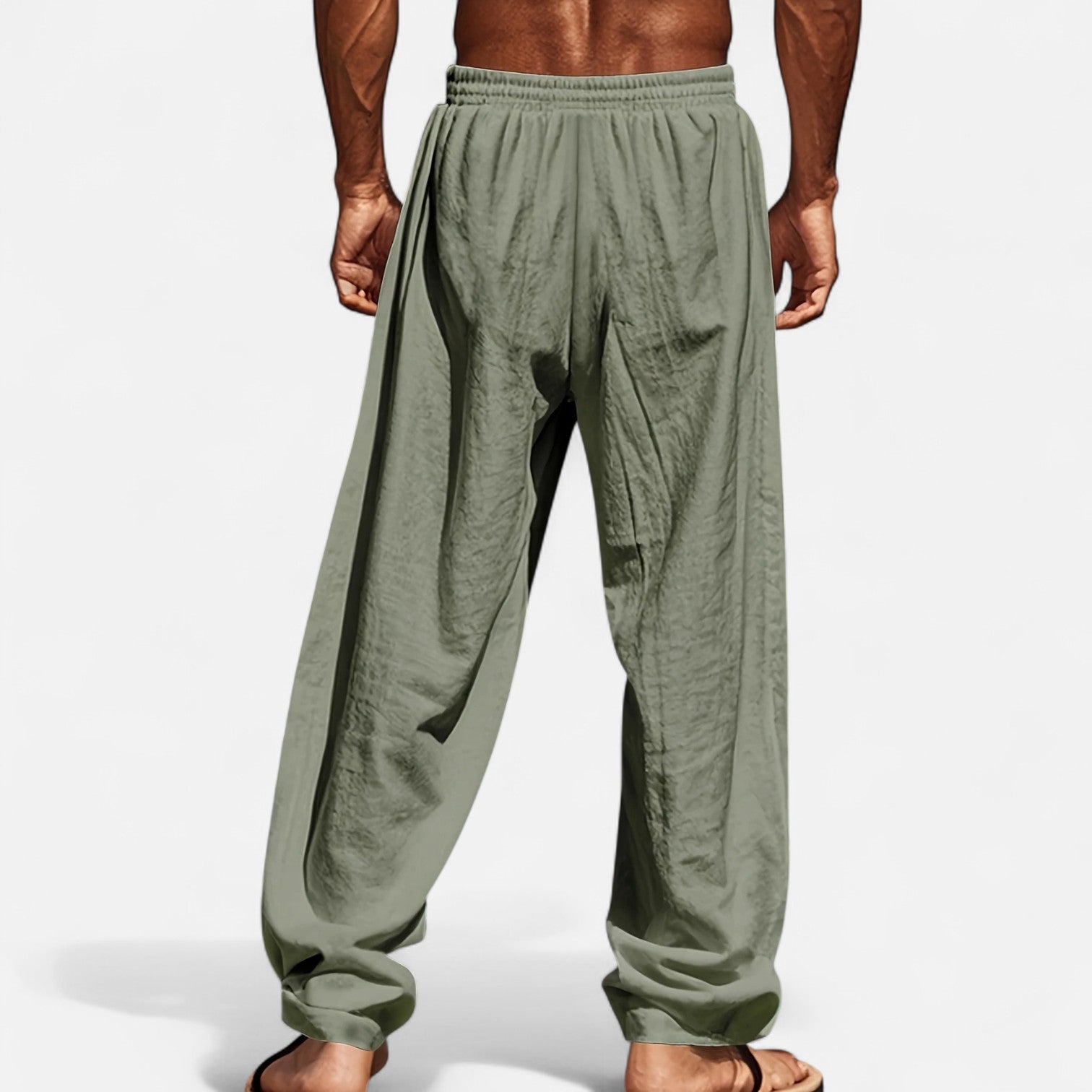 Dorevelle | Men’s Relaxed Linen Autumn Pants – Riviera Ease