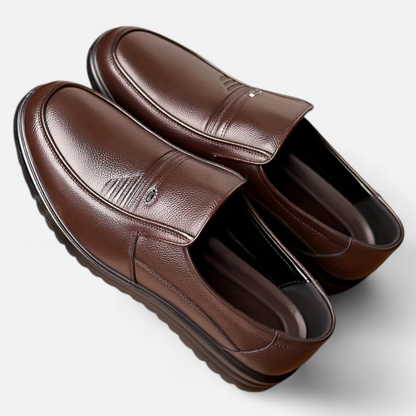 Dorevelle | Men’s Leather Loafers – Ivy Slip-On Elegance