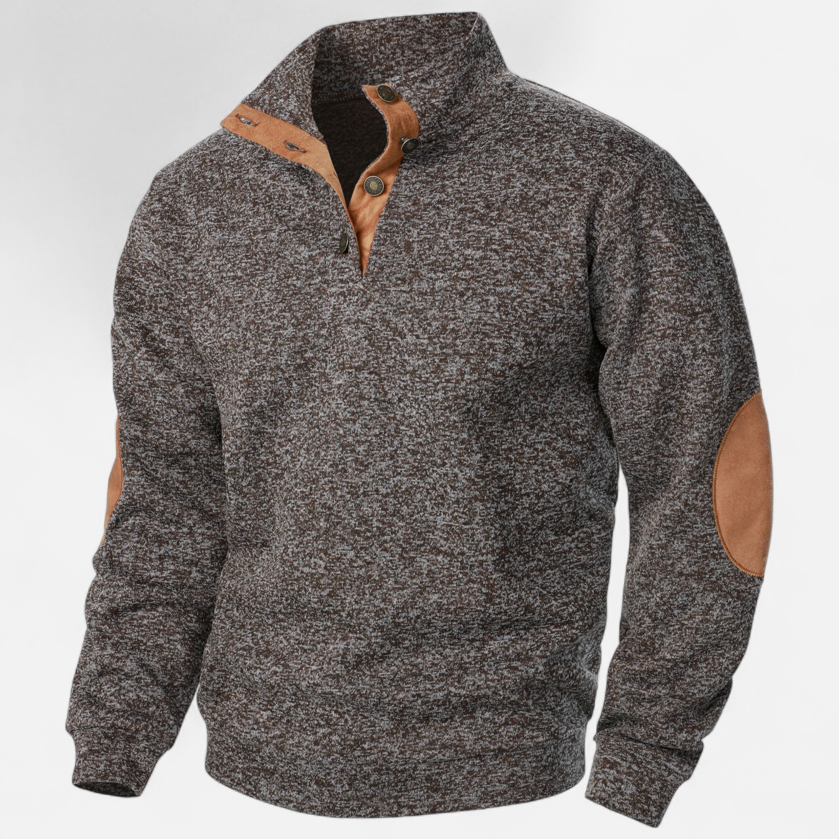 Dorevelle | Men’s Knitted Sweater – Stand Collar Heritage Style