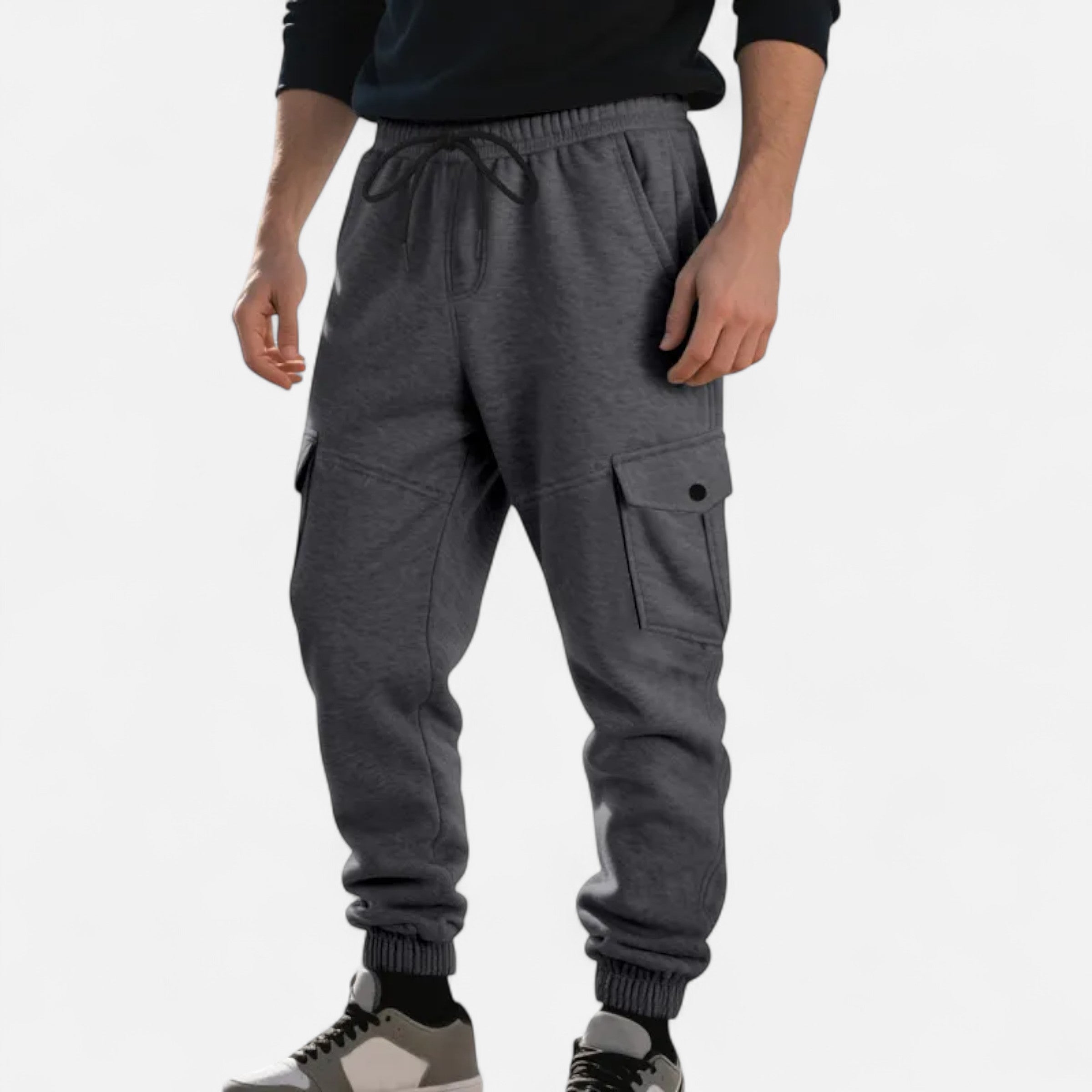 Dorevelle | Men’s Cargo Pants – Refined Ankle-Banded Classic