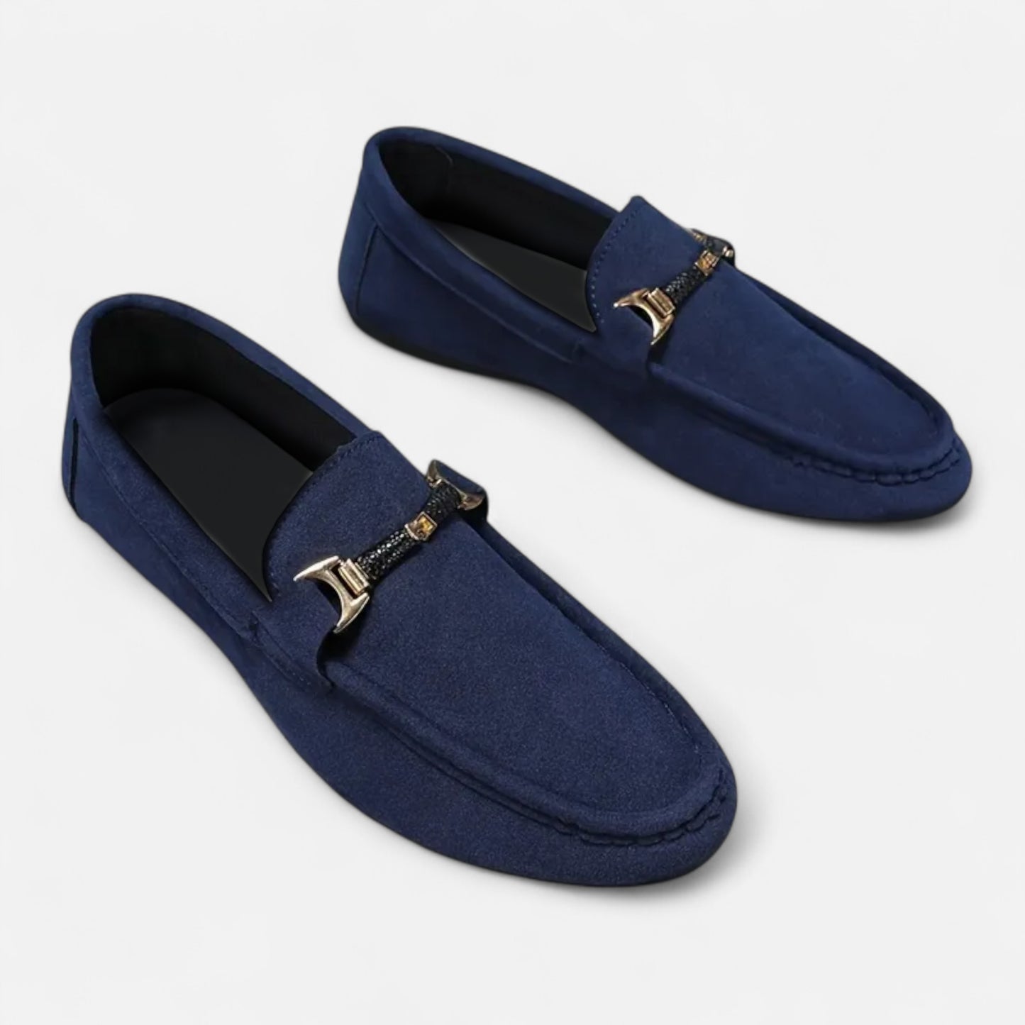Dorevelle | Men's Slip-On Buckle Loafers