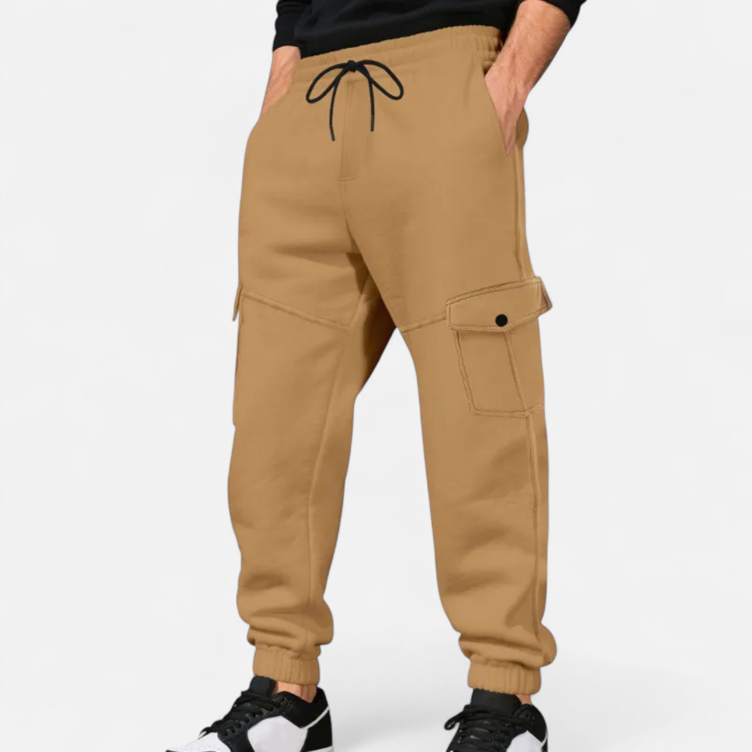 Dorevelle | Men’s Cargo Pants – Refined Ankle-Banded Classic